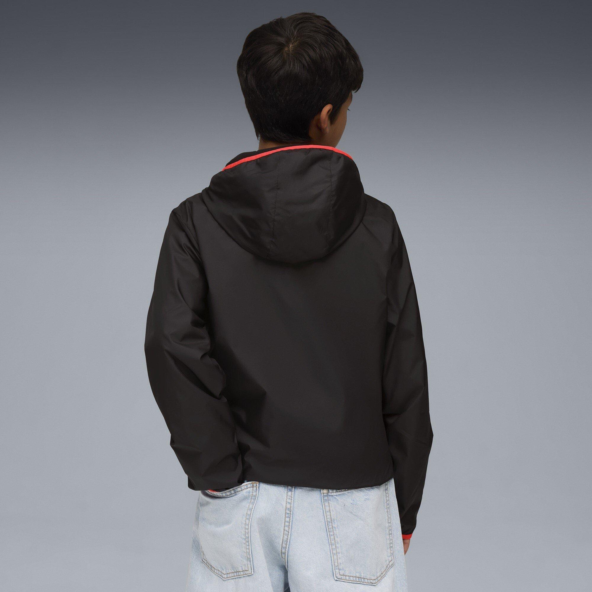 Black/Orange - Puma - Rain Windbreaker - 5