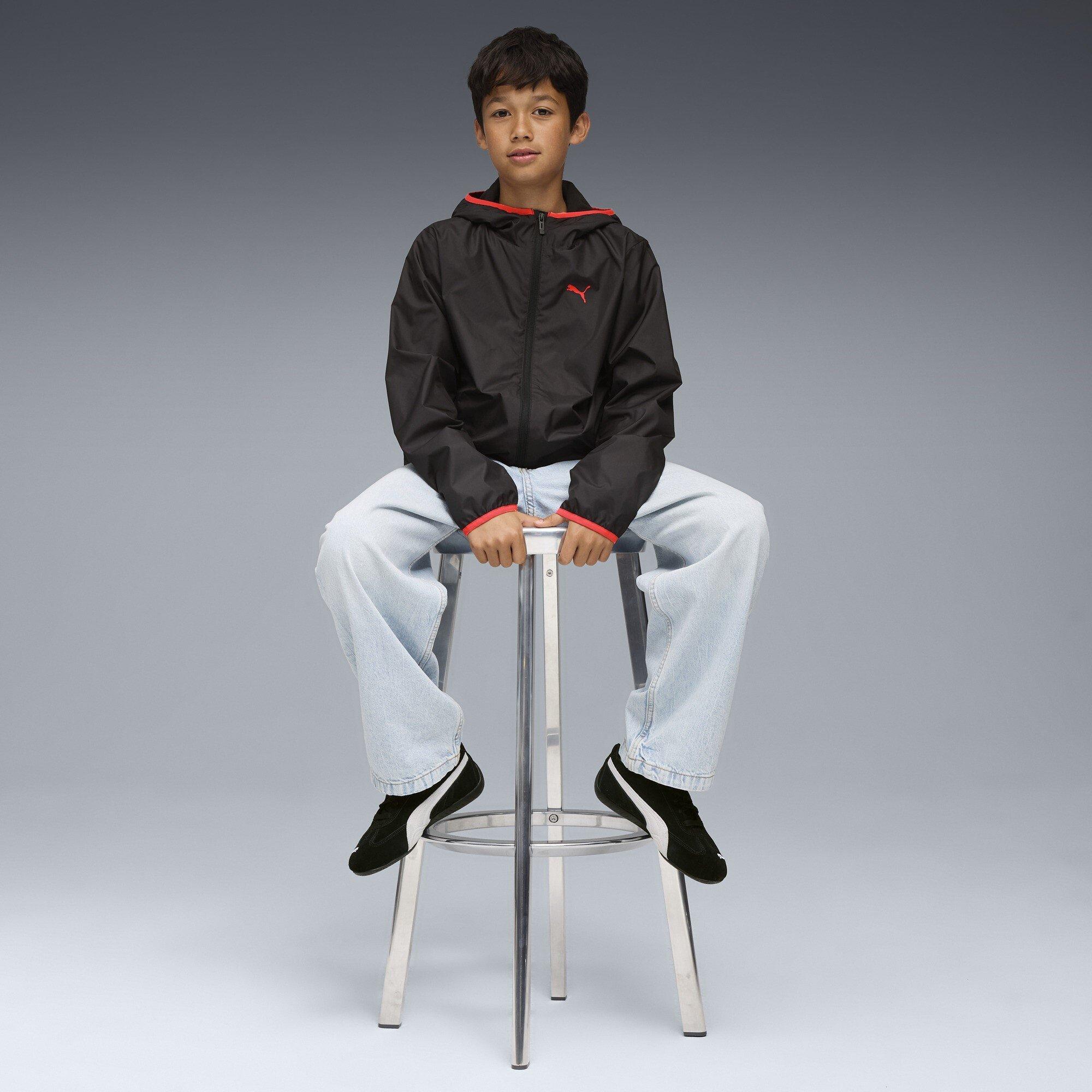 Black/Orange - Puma - Rain Windbreaker - 6