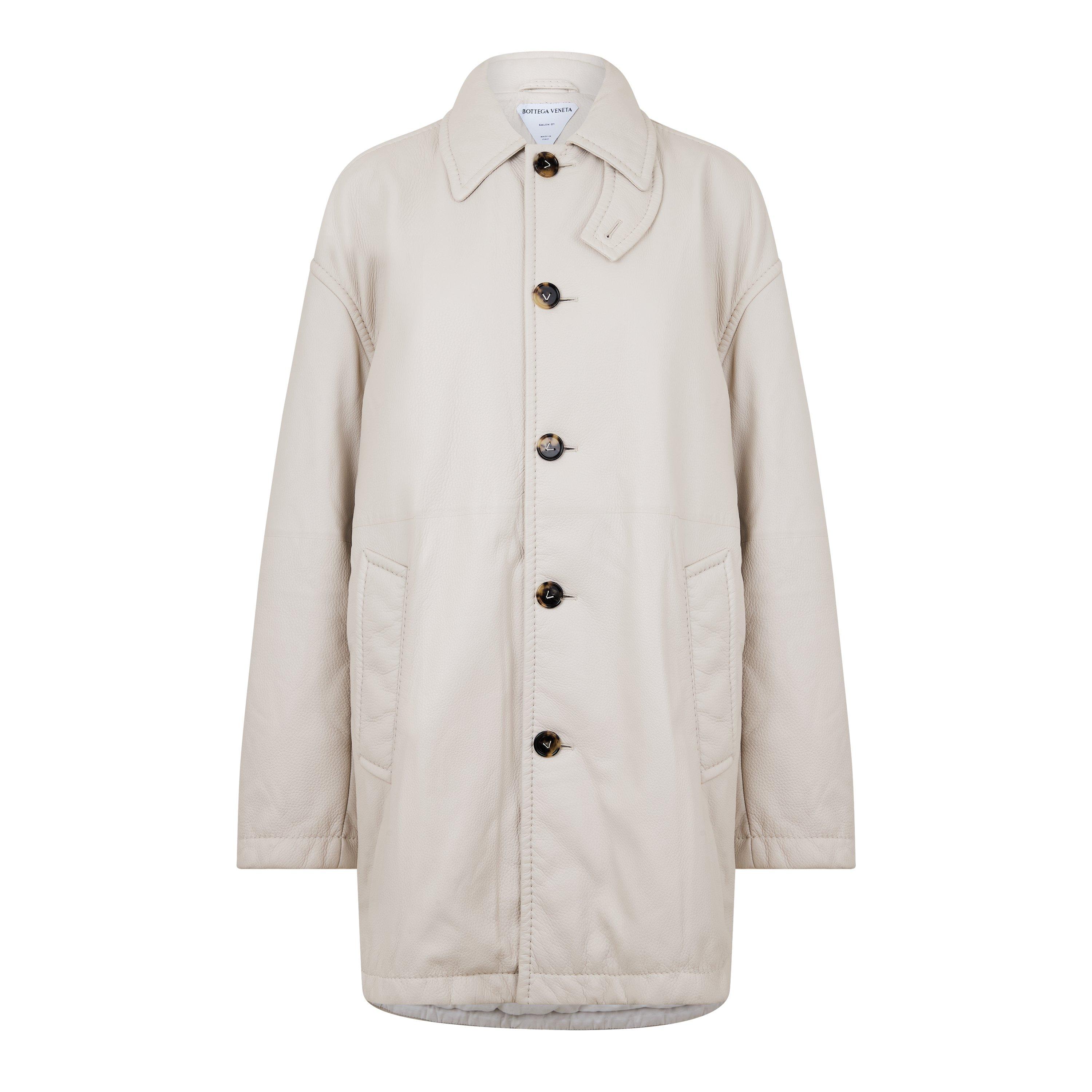 Mist - Bottega Veneta - Women's Leather Tailored Jacket - 1