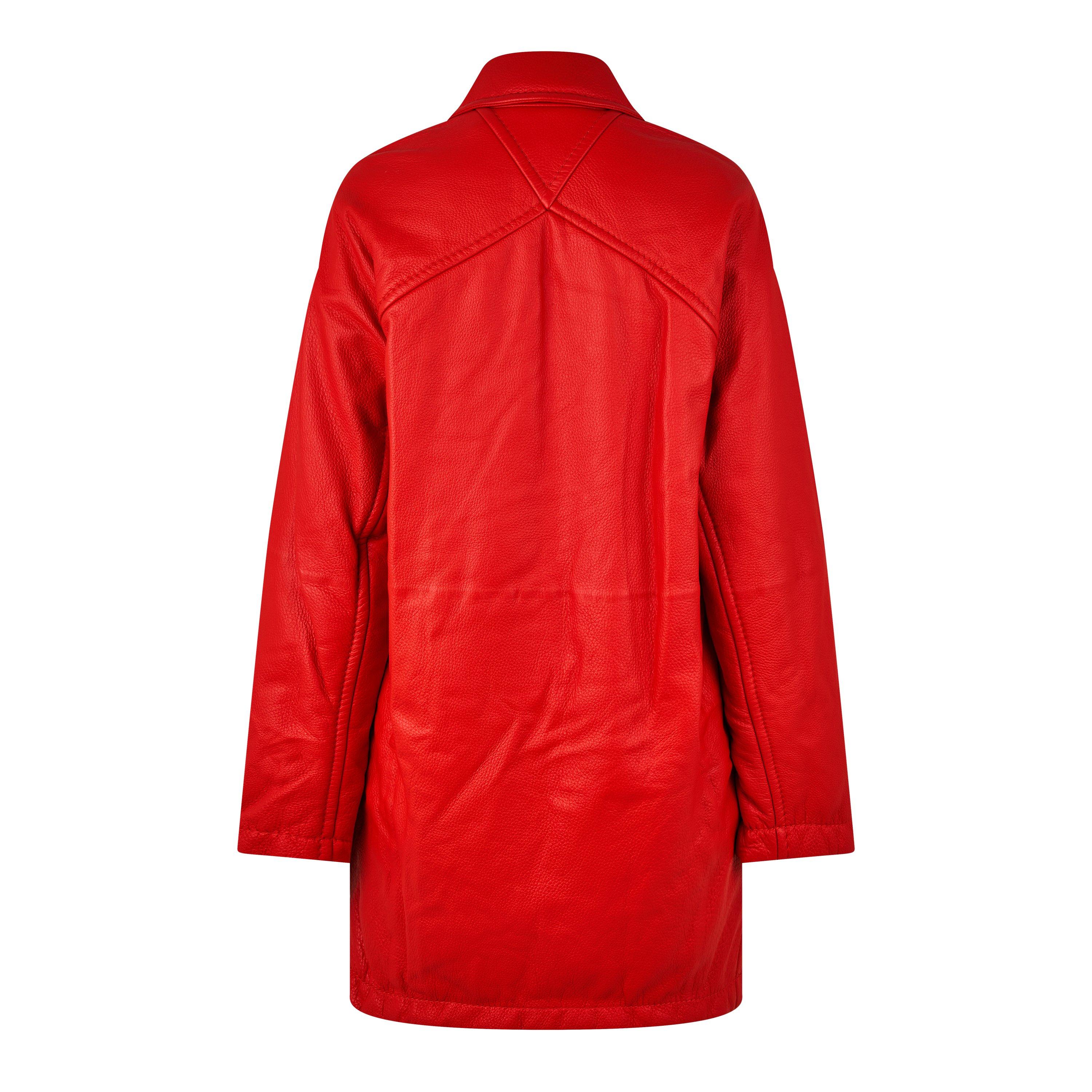 Tomato - Bottega Veneta - Women's Leather Structured Jacket - 2