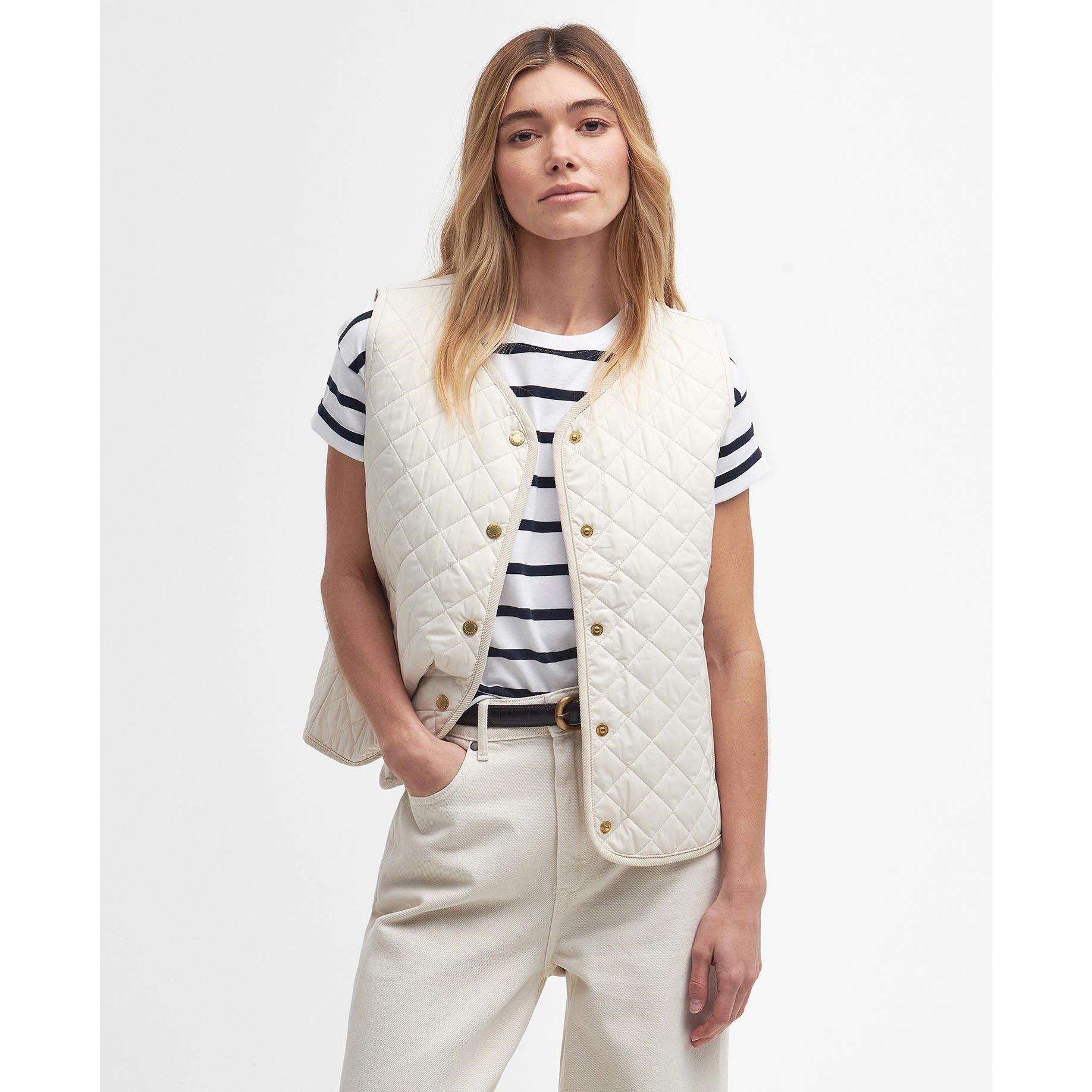 Salt - Barbour - Women's Hannah Quilted Sleeveless Gilet - 1