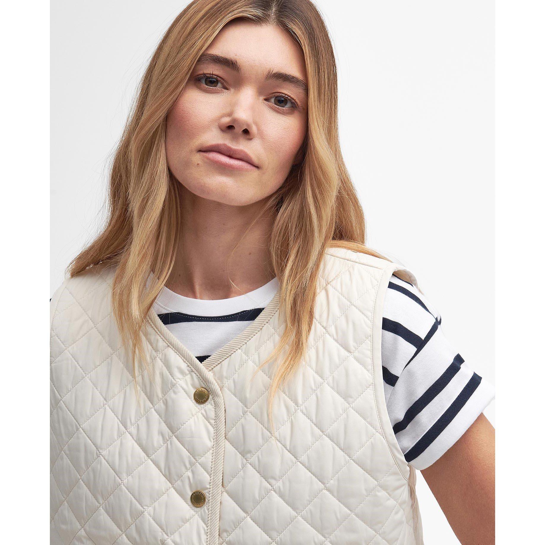Salt - Barbour - Women's Hannah Quilted Sleeveless Gilet - 4