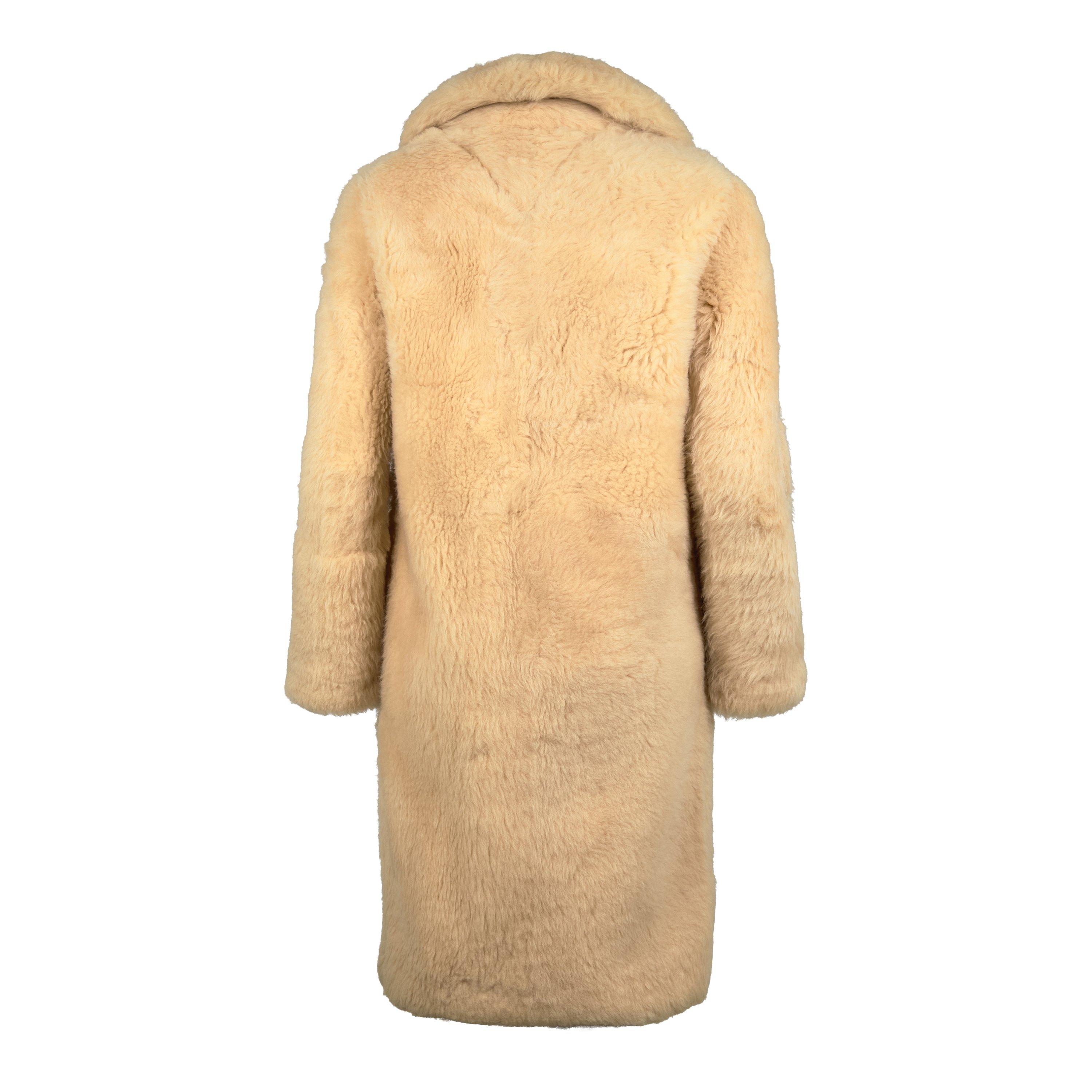 Butter - Bottega Veneta - Women's Plush Hidden Closure Teddy Coat - 2