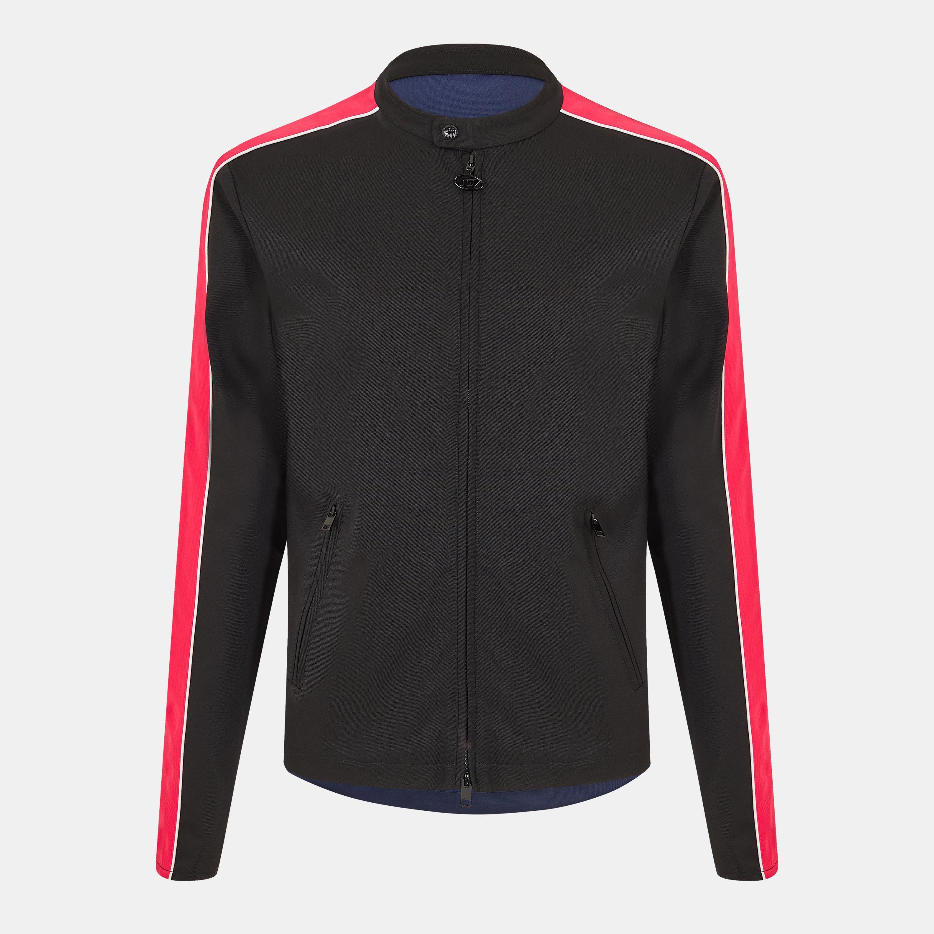 Black+Red - Diesel - Men's Devlin Denim Tailored Fit Denim Jacket - 1
