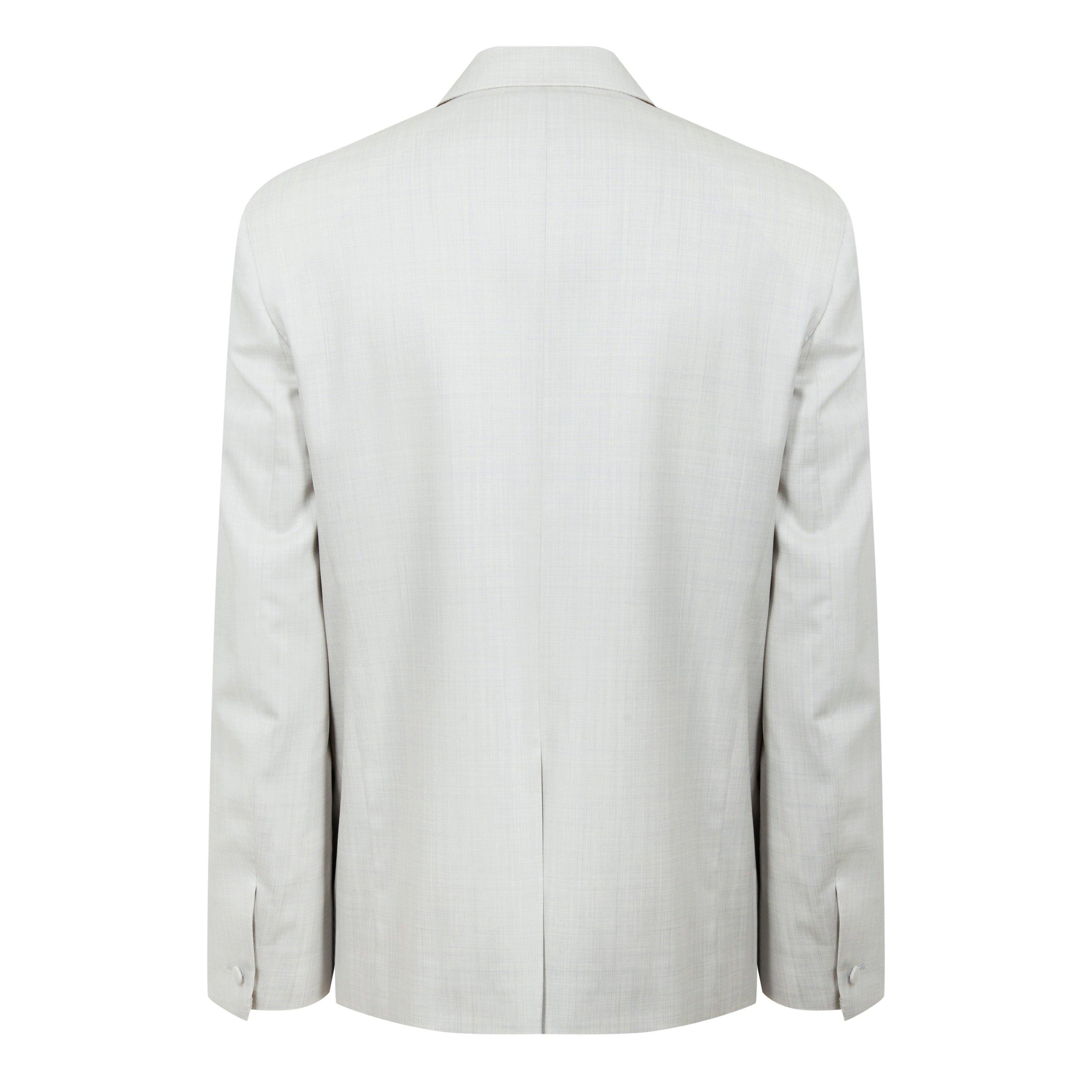 Chalk - GIVENCHY - Men's Double Breasted Wool Long Sleeve Blazer - 6