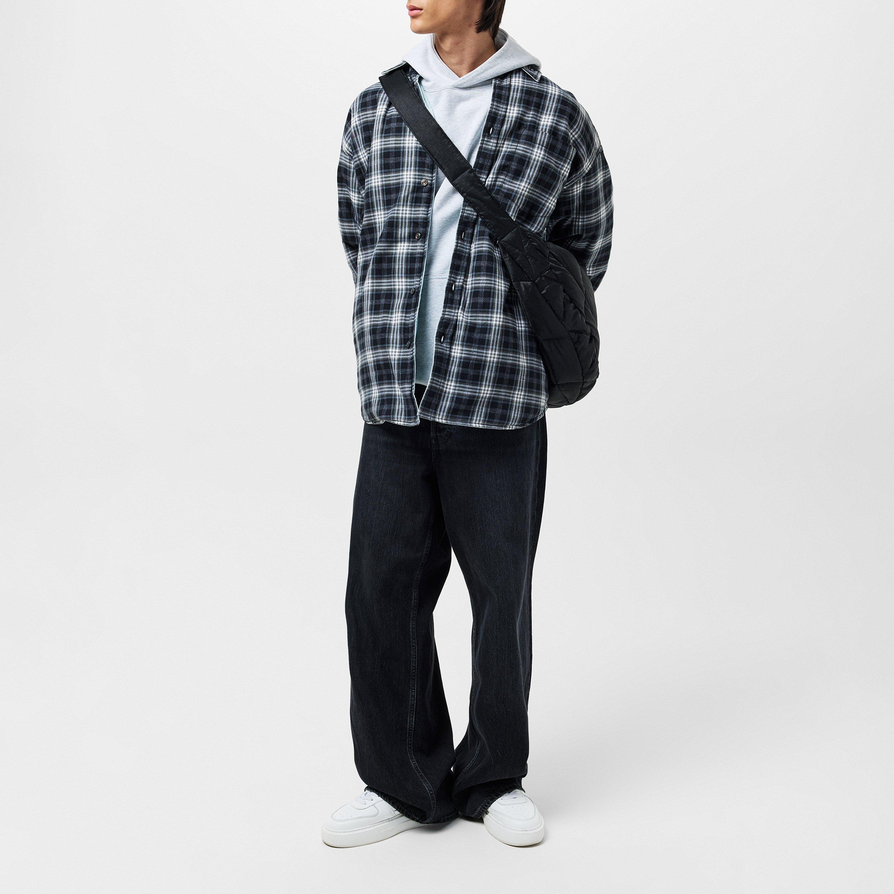 Black Black - Diesel - Men's  Structured Utility Overshirt - 6