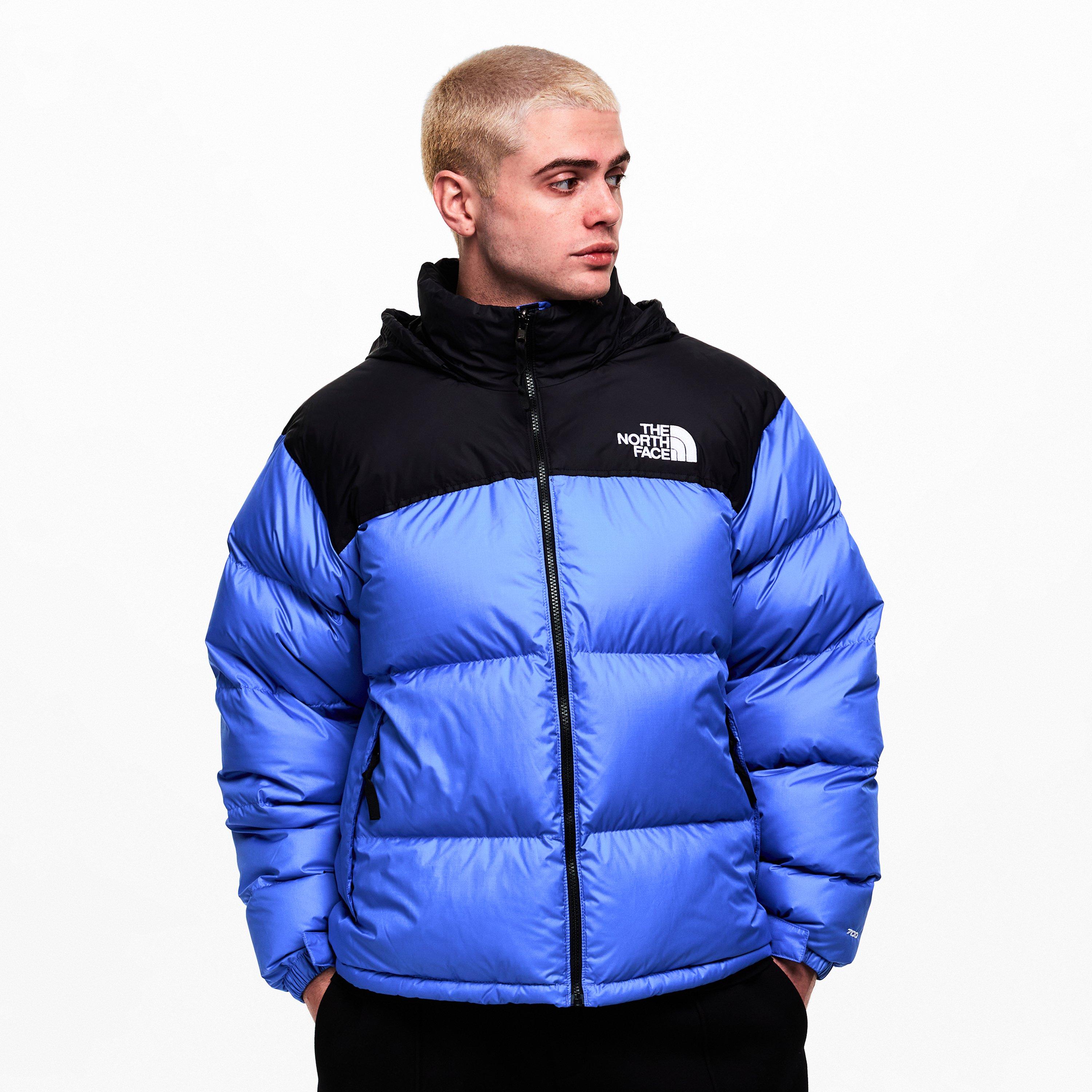 Summit Navy - The North Face - Men's 1996 Retro Nuptse Goose Down Short Puffer Jacket - 3