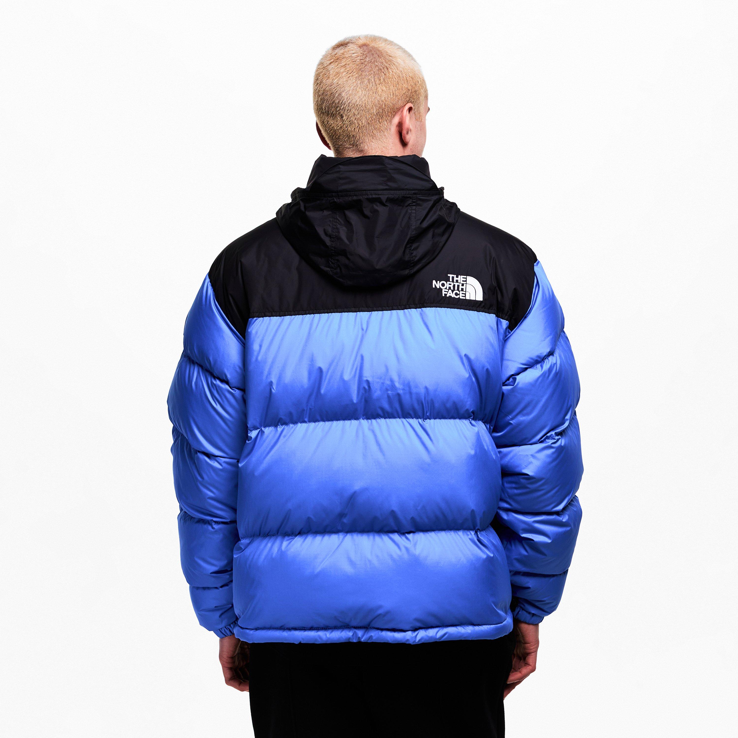 Summit Navy - The North Face - Men's 1996 Retro Nuptse Goose Down Short Puffer Jacket - 4