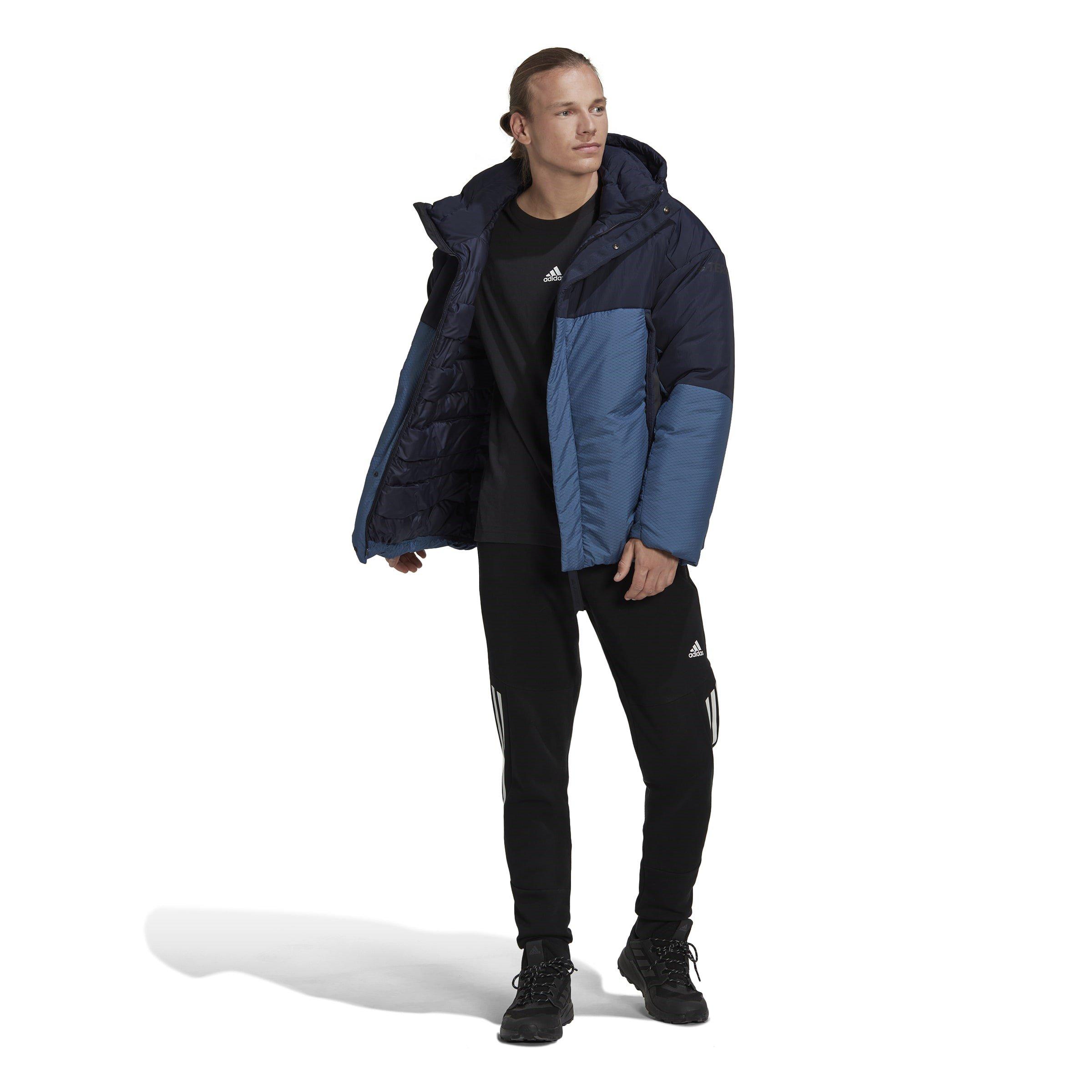 encre/acier - adidas - Terrex Myshelter Cold.RDY Water Resistant 80/20 Duck Down Puffer Jacket - 9