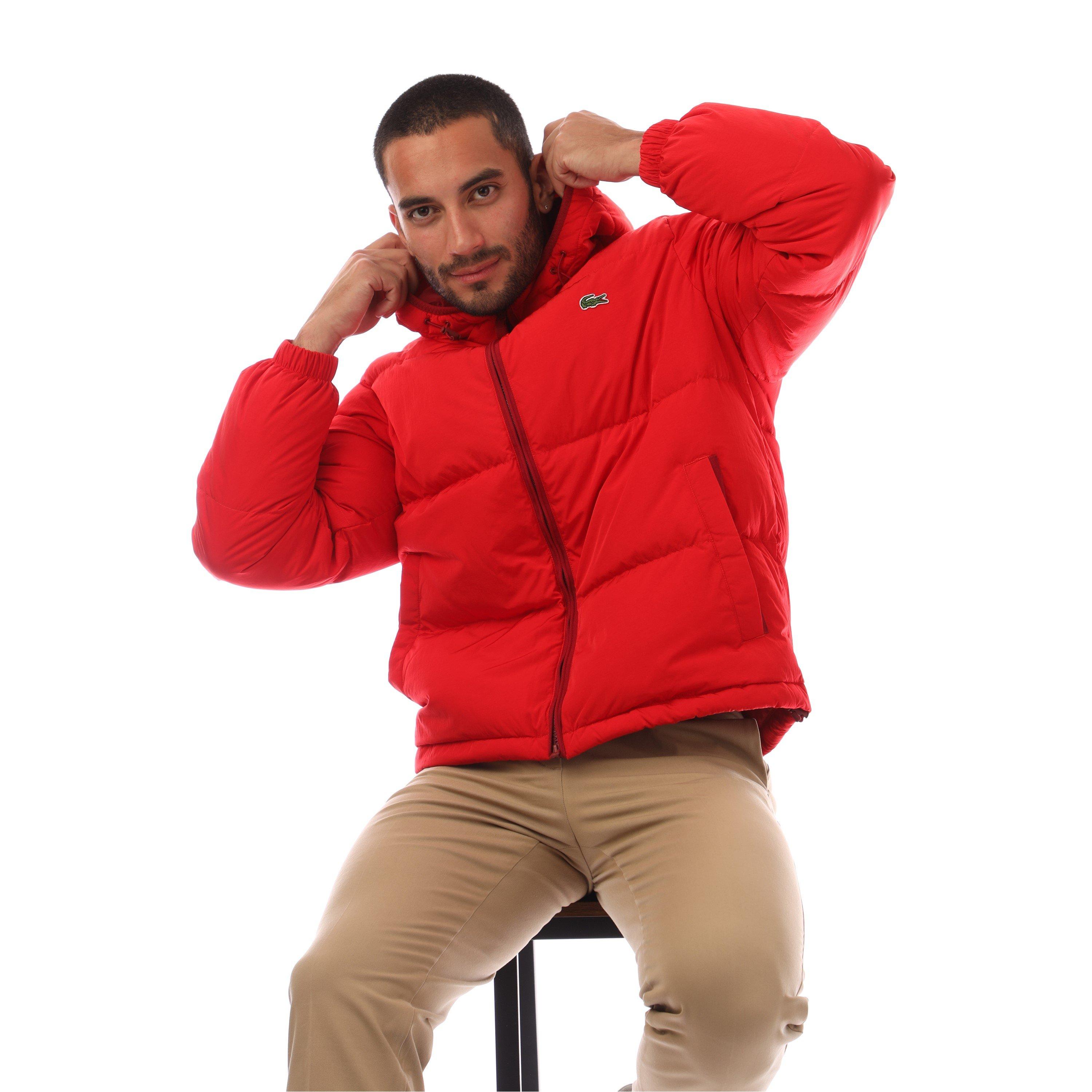 Rood - Lacoste - Heavyweight Puffer Jacket - 4