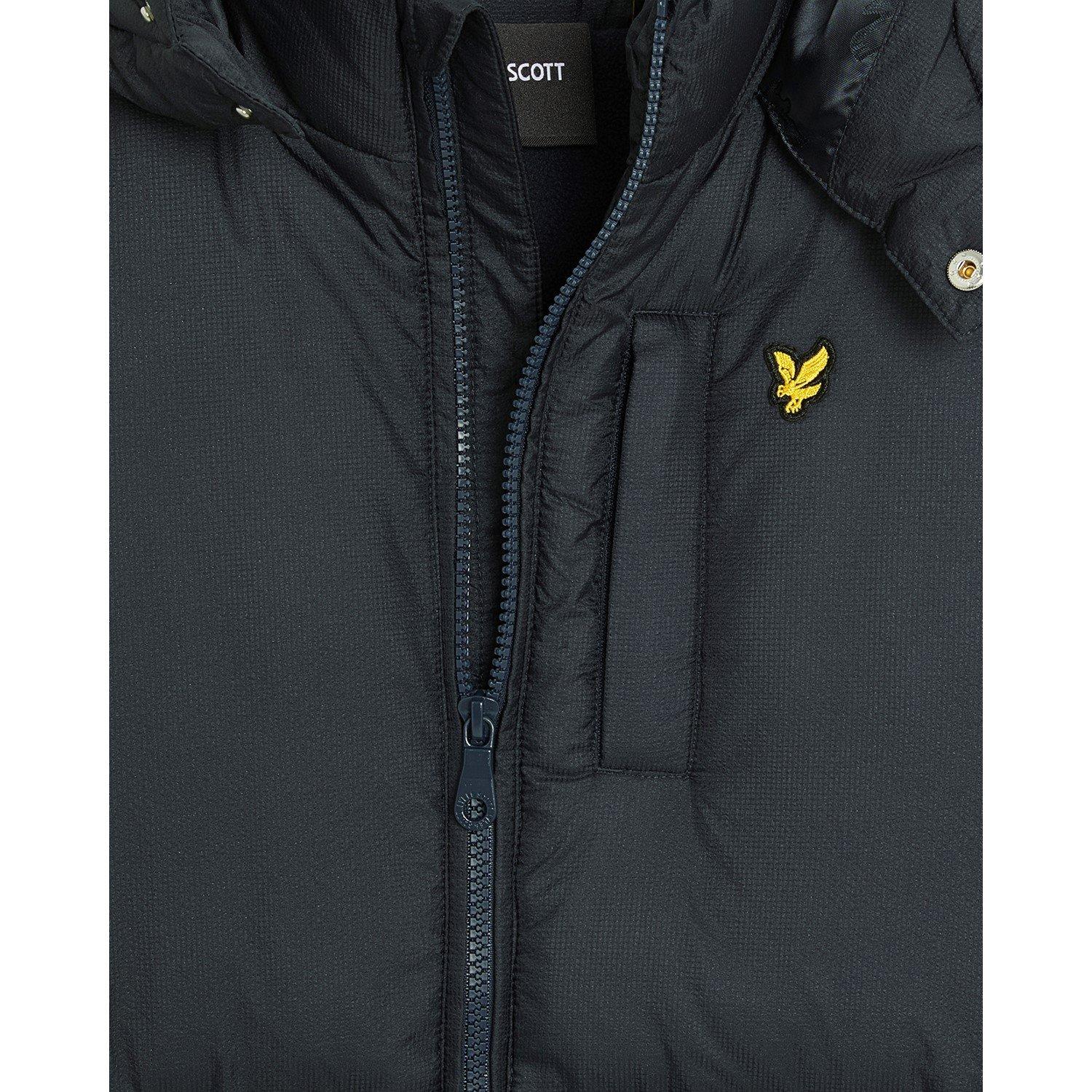 Lyle And Scott Boys Kids' Ripstop Long Puffer Jacket - Dark Navy - 8-9 Years