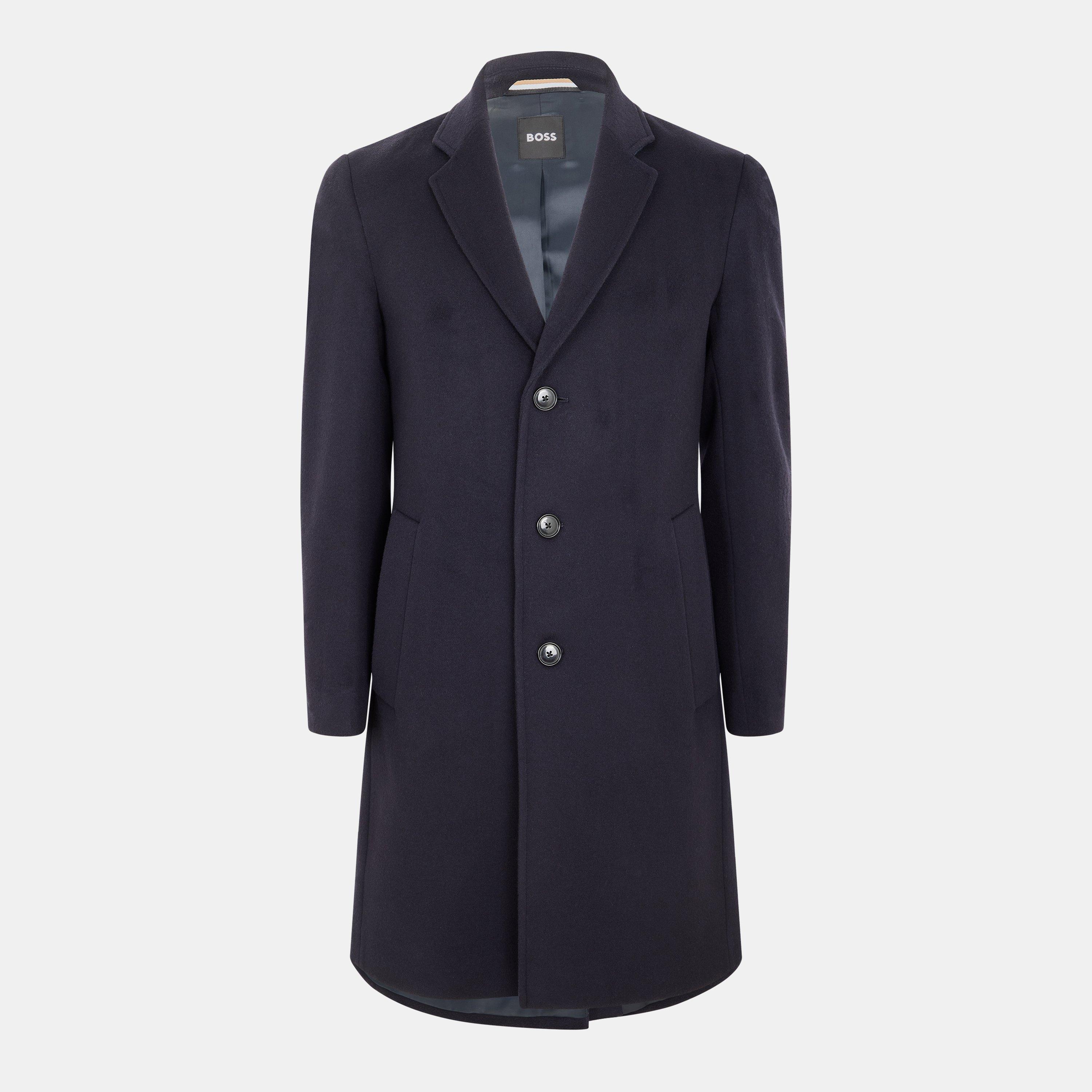 Boss Black Mens Hyde Overcoat | Sports Direct