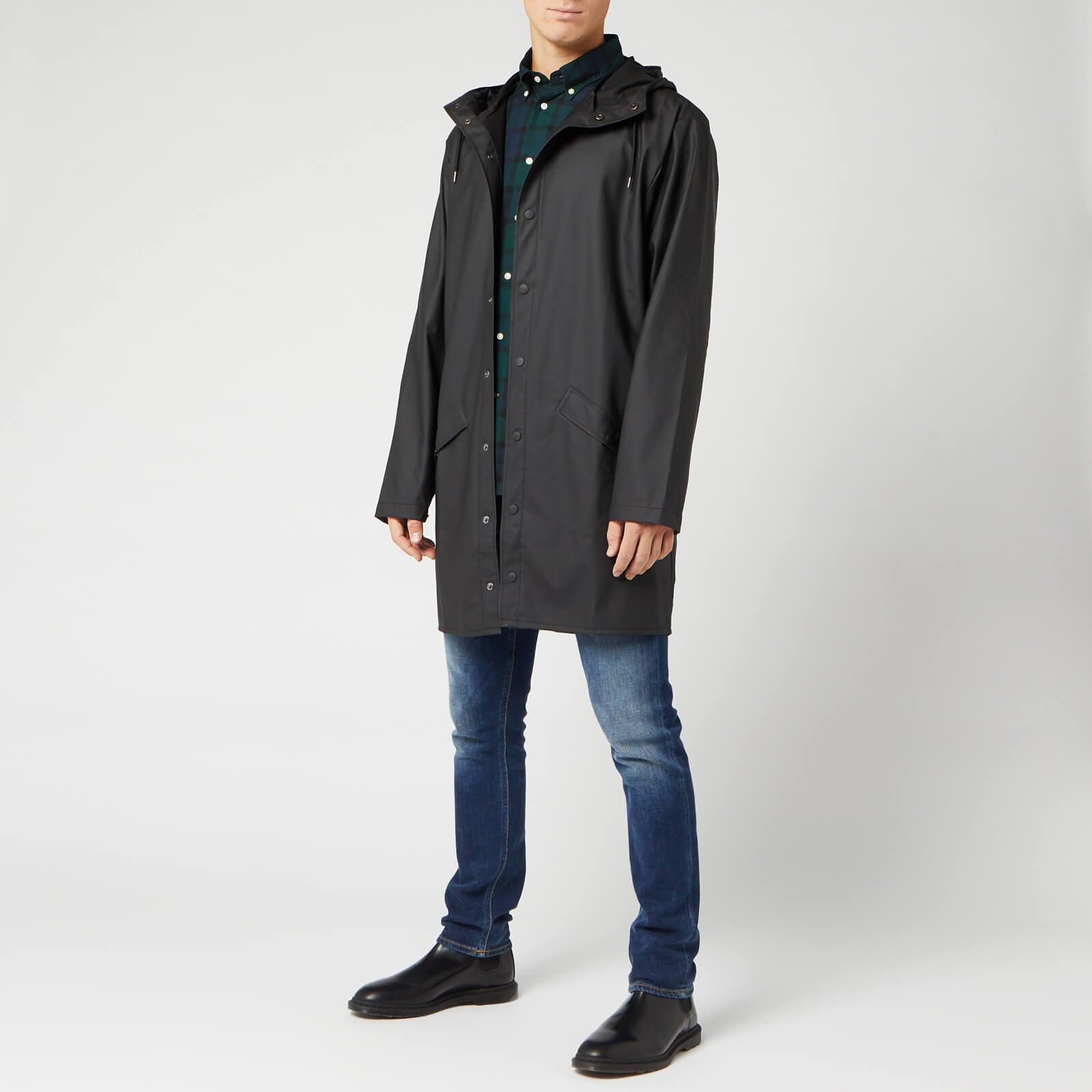 Black - Rains - Rains Long Jacket Sn99 - 5