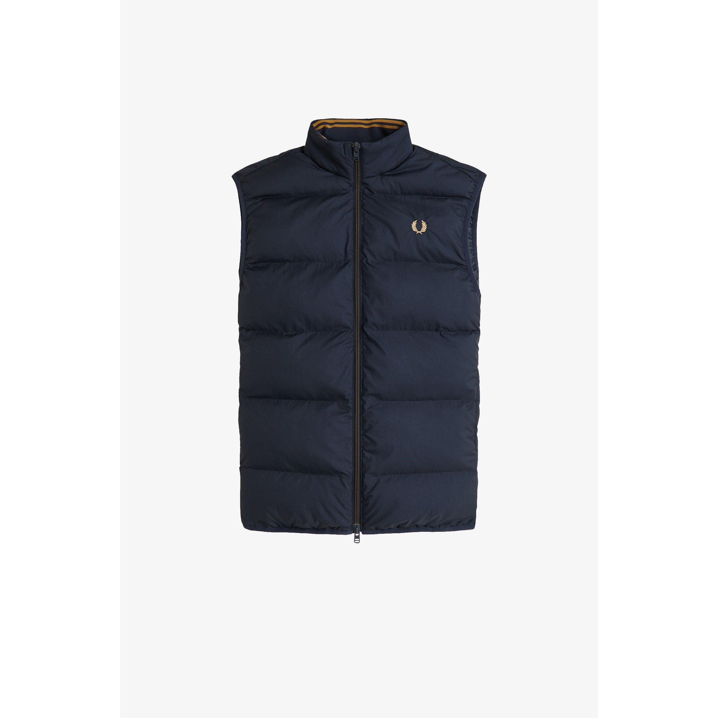 Navy 608 - Fred Perry - Men's Insulated Quilted Gilet - 1