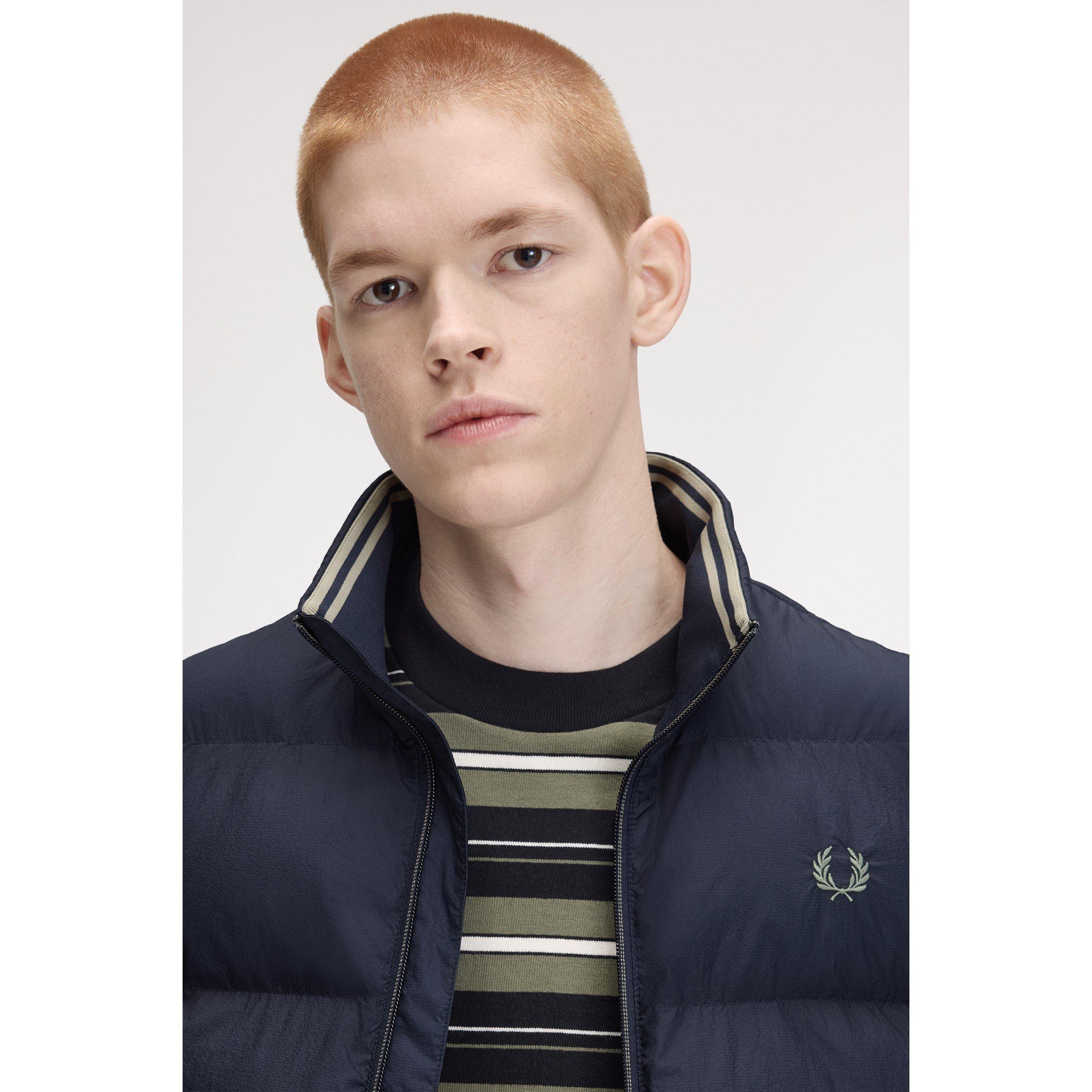 Drk ArFrce 46B - Fred Perry - Men's Insulated Quilted Gilet - 5