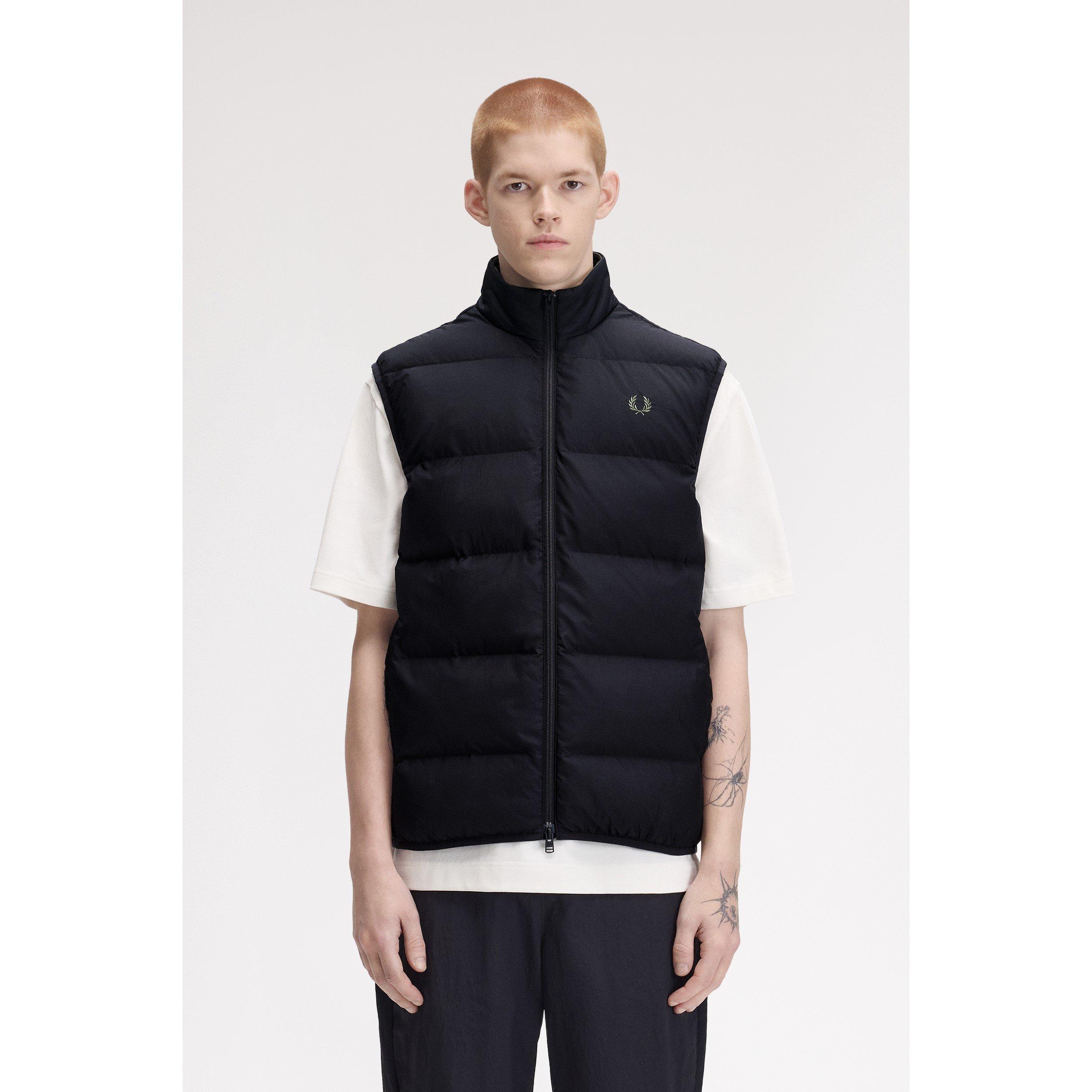 Black 184 - Fred Perry - Men's Insulated Quilted Gilet - 3