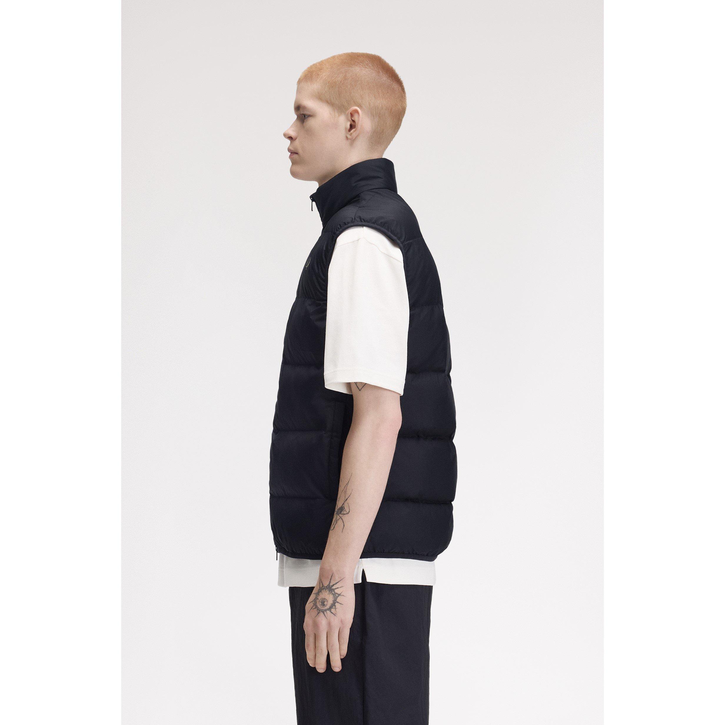 Black 184 - Fred Perry - Men's Insulated Quilted Gilet - 4