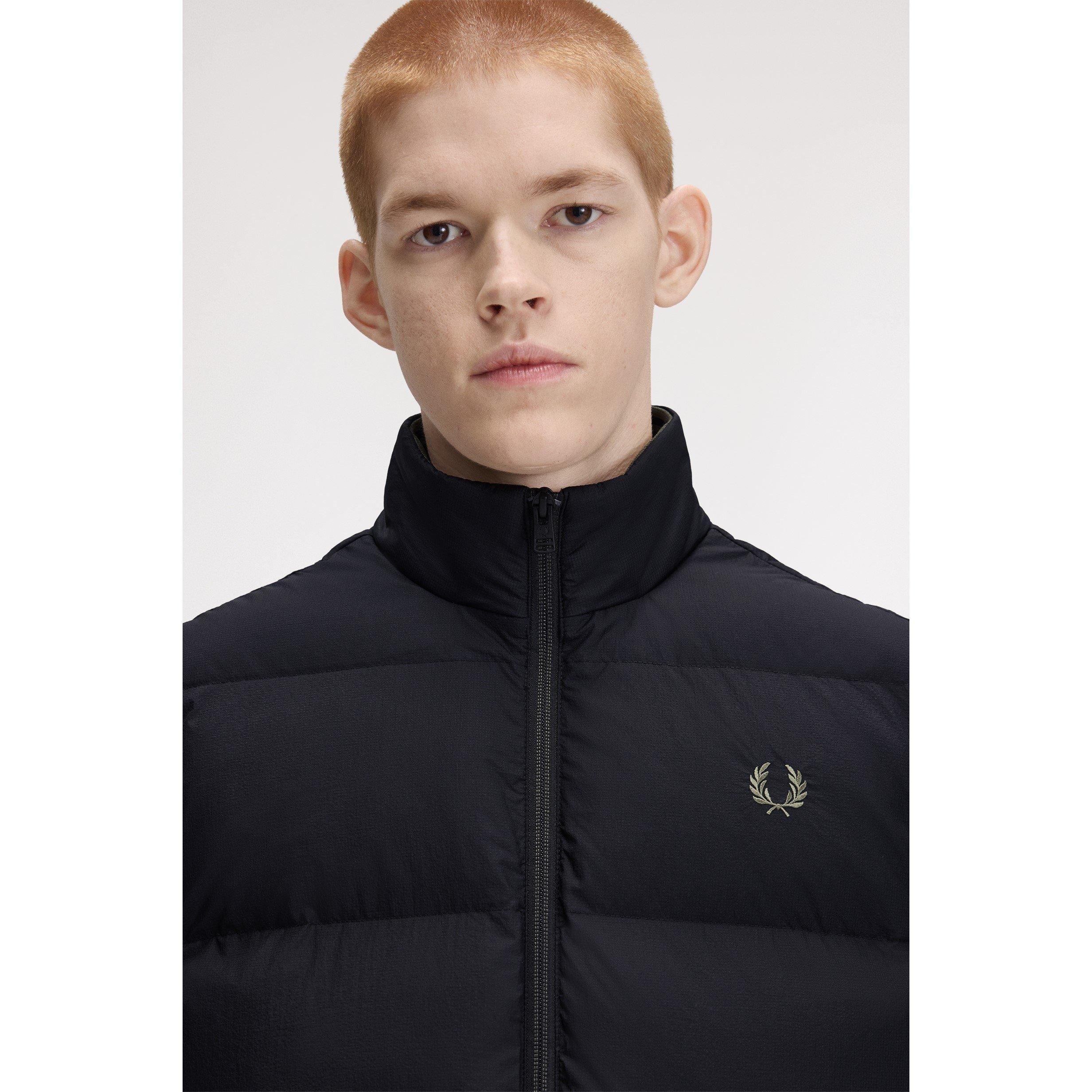 Black 184 - Fred Perry - Men's Insulated Quilted Gilet - 5
