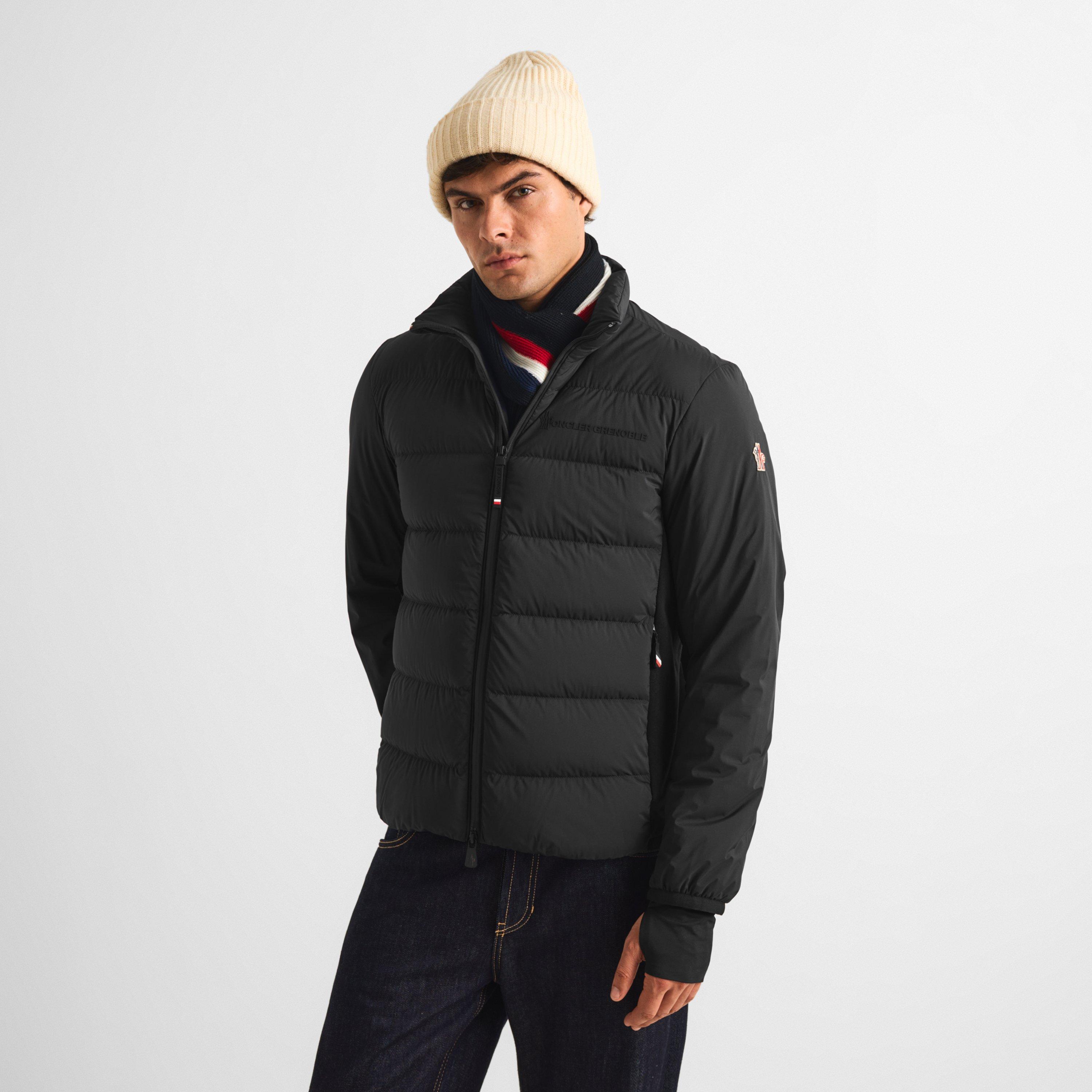 Black 999 - Moncler - Men's Ara Mid Layer Slim-Fit Hybrid Jacket - 3