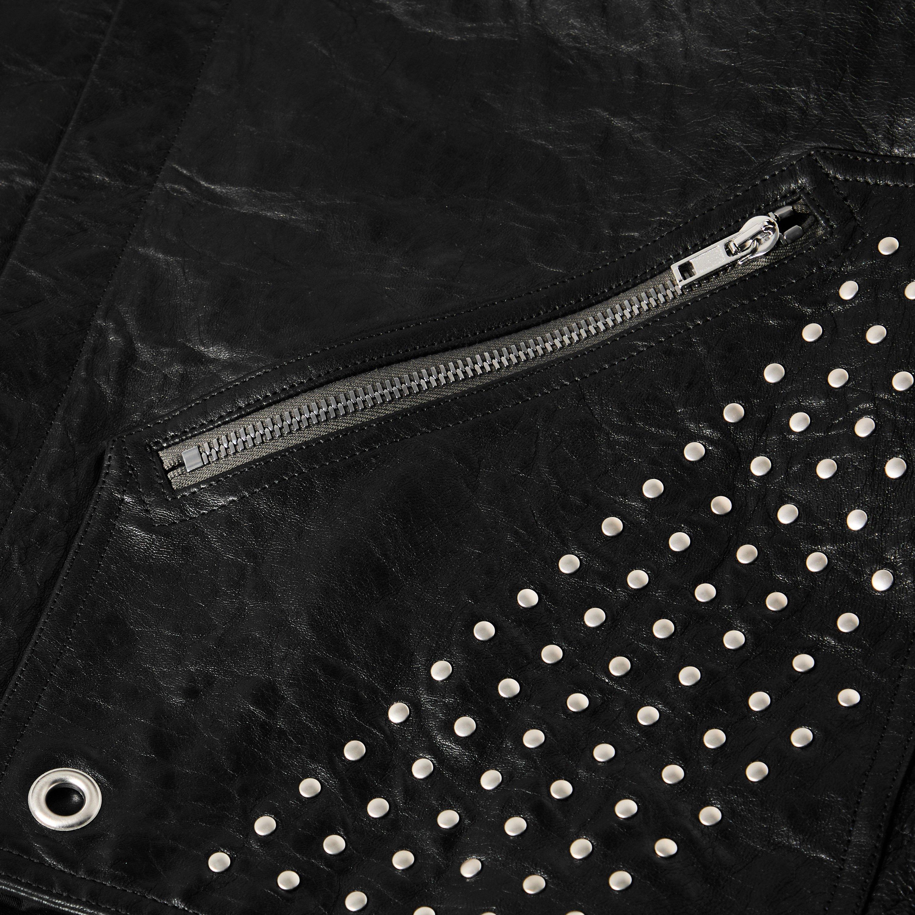 Black - Rick Owens - Men's Tour Alice Leather Jacket - 5