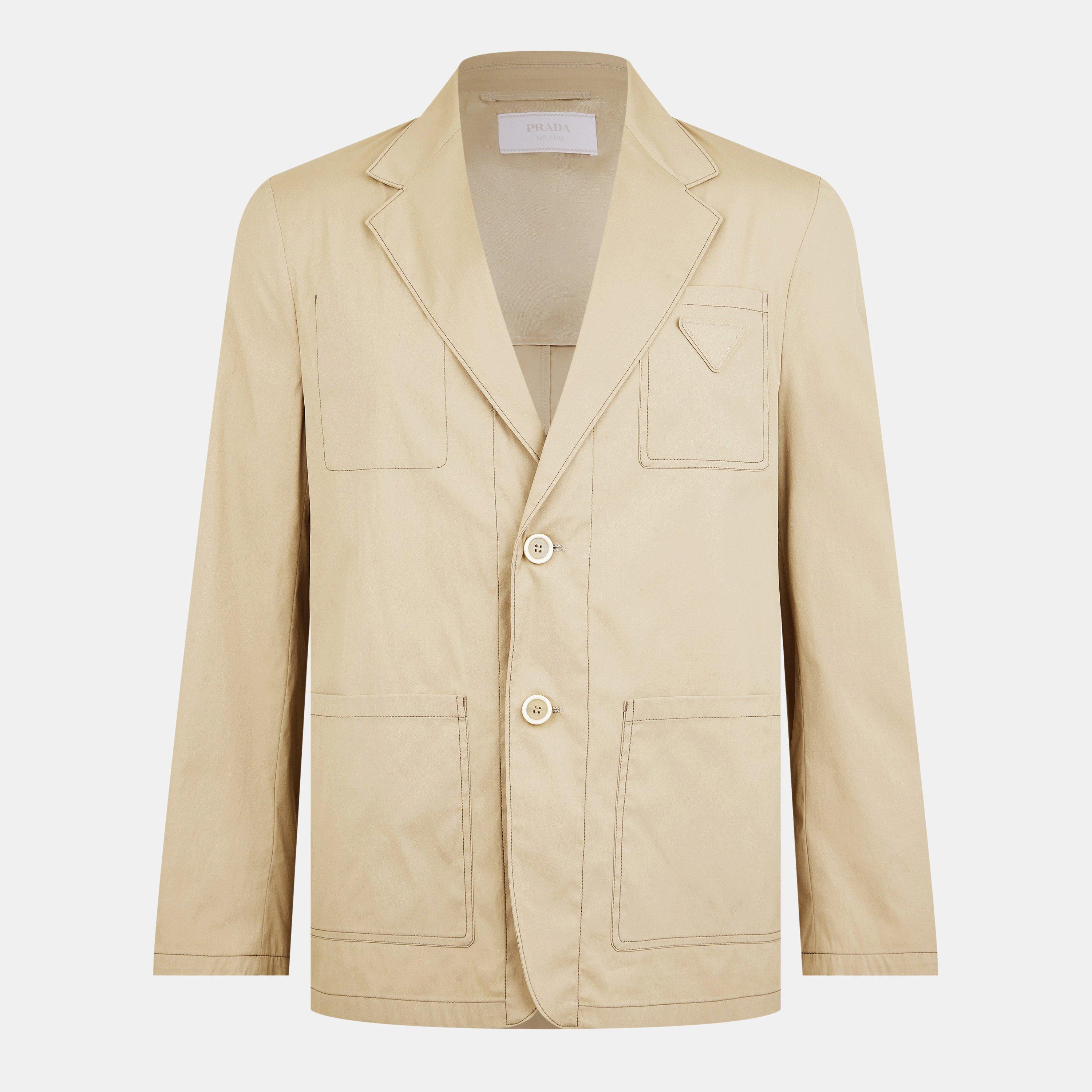 Prada Mens Single-Breasted Jacket | Cruise Fashion
