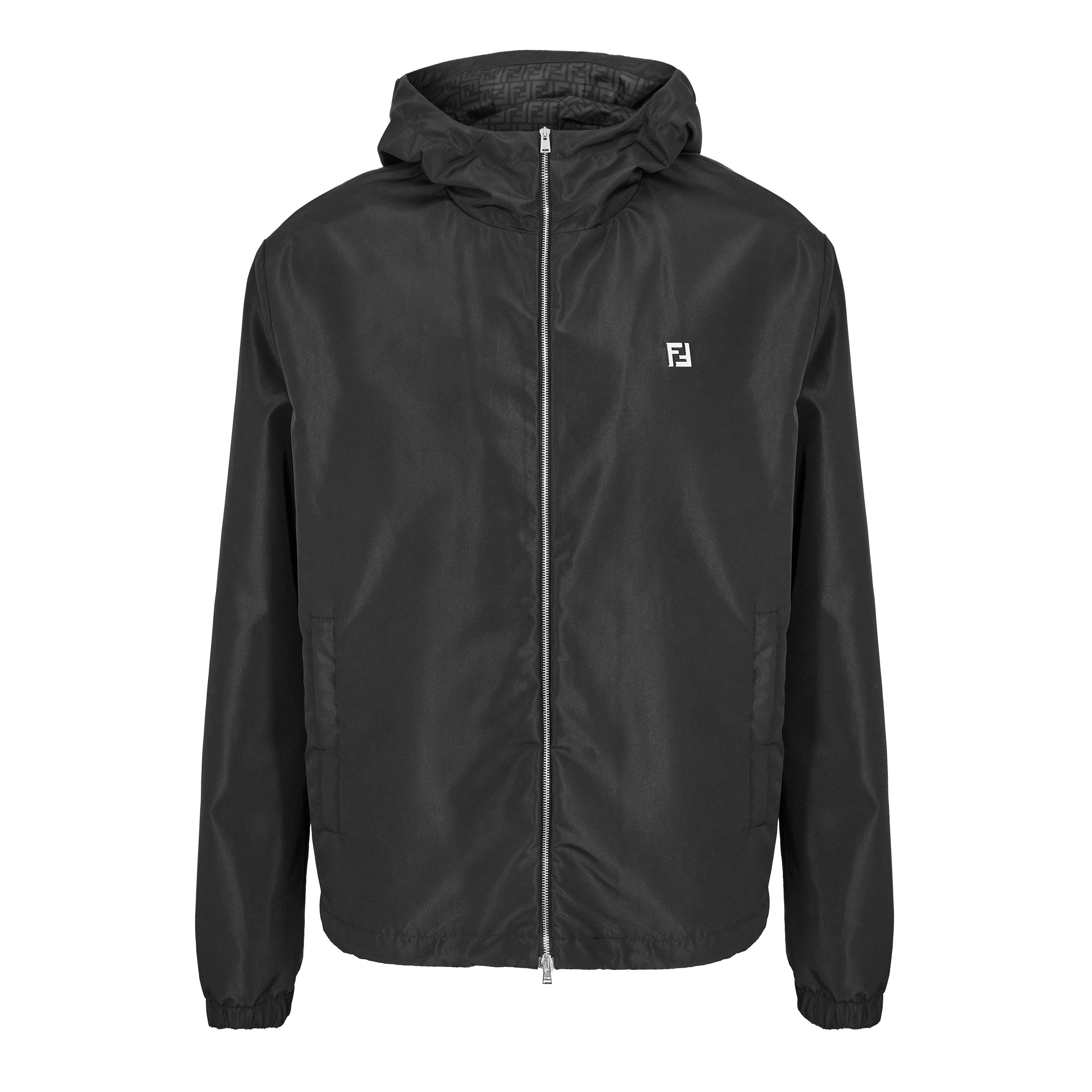 Fendi Men's FF K Way Windbreaker - Black - Size M (48)