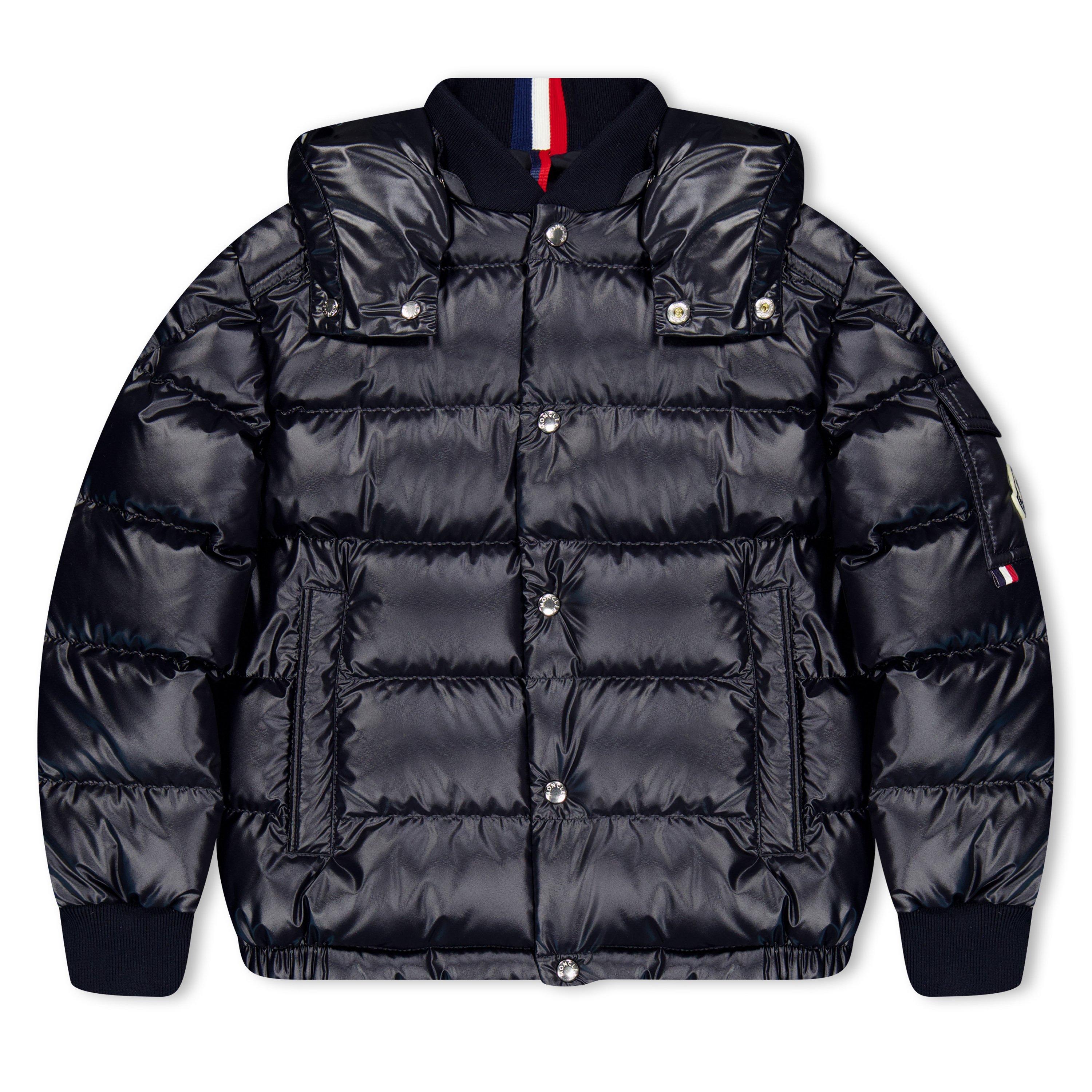 Navy 778 - Moncler - Kids' Manaem Detachable Hood Down Short Puffer Jacket - 1