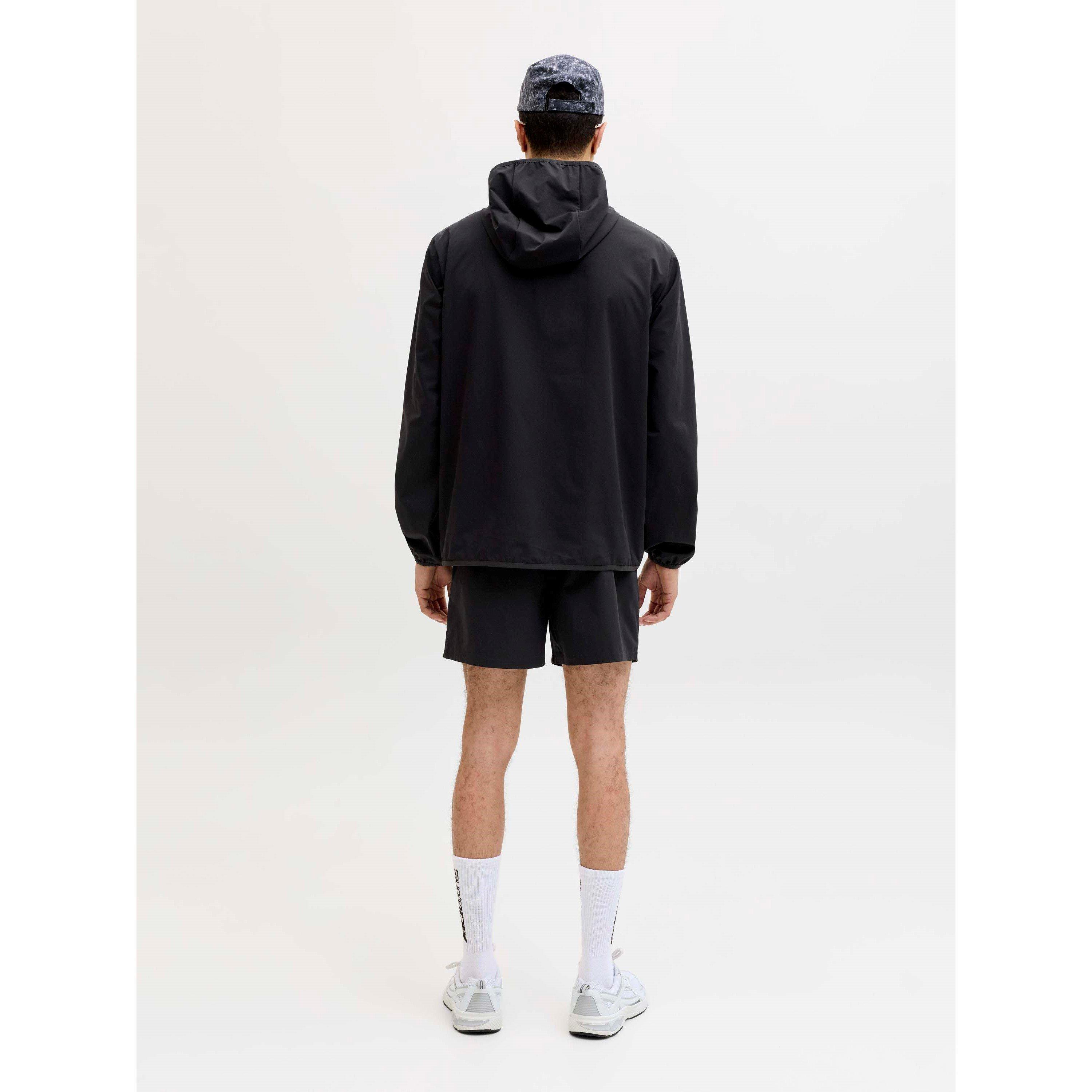 Black - Jack and Jones - Mens Windbreaker and Shorts Set - 3