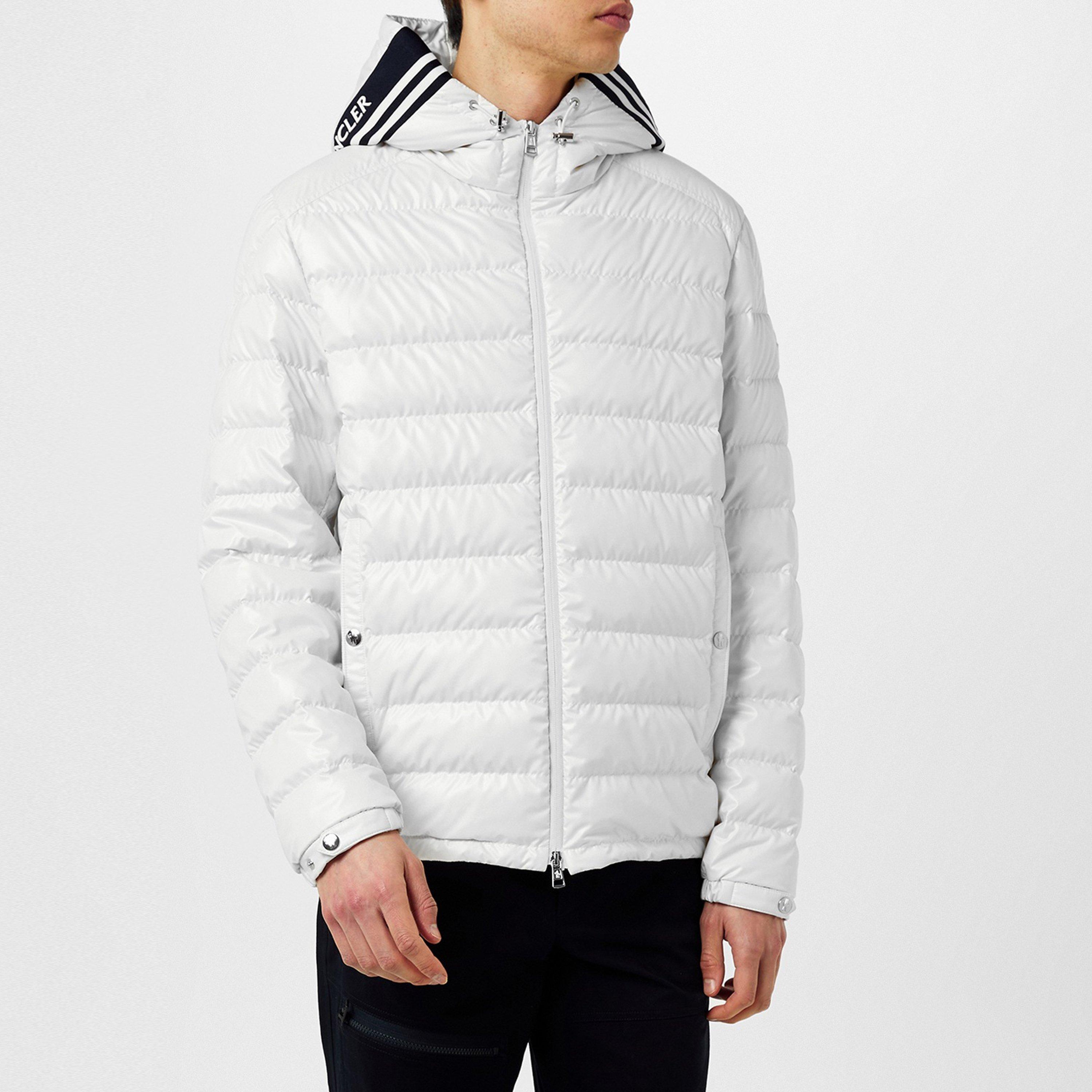 White 034 - Moncler - Men's Cornour Hooded Down Short Puffer Jacket - 1