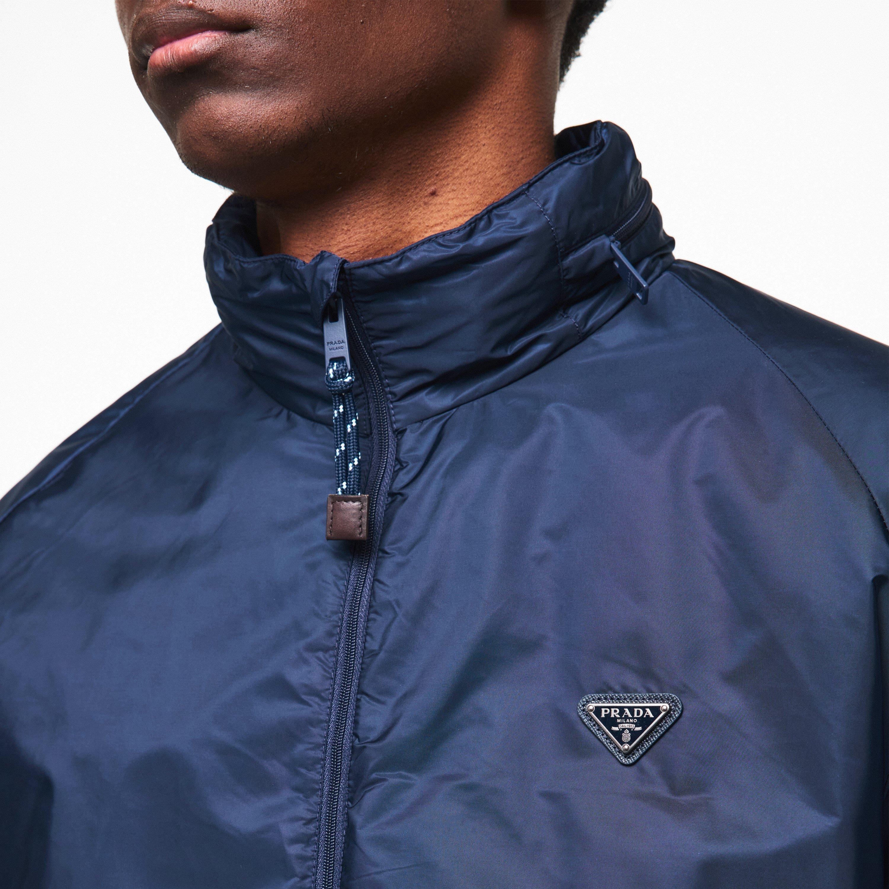 Blue - Prada - Men's Metal Tri Fold Medium Puffer Jacket - 5