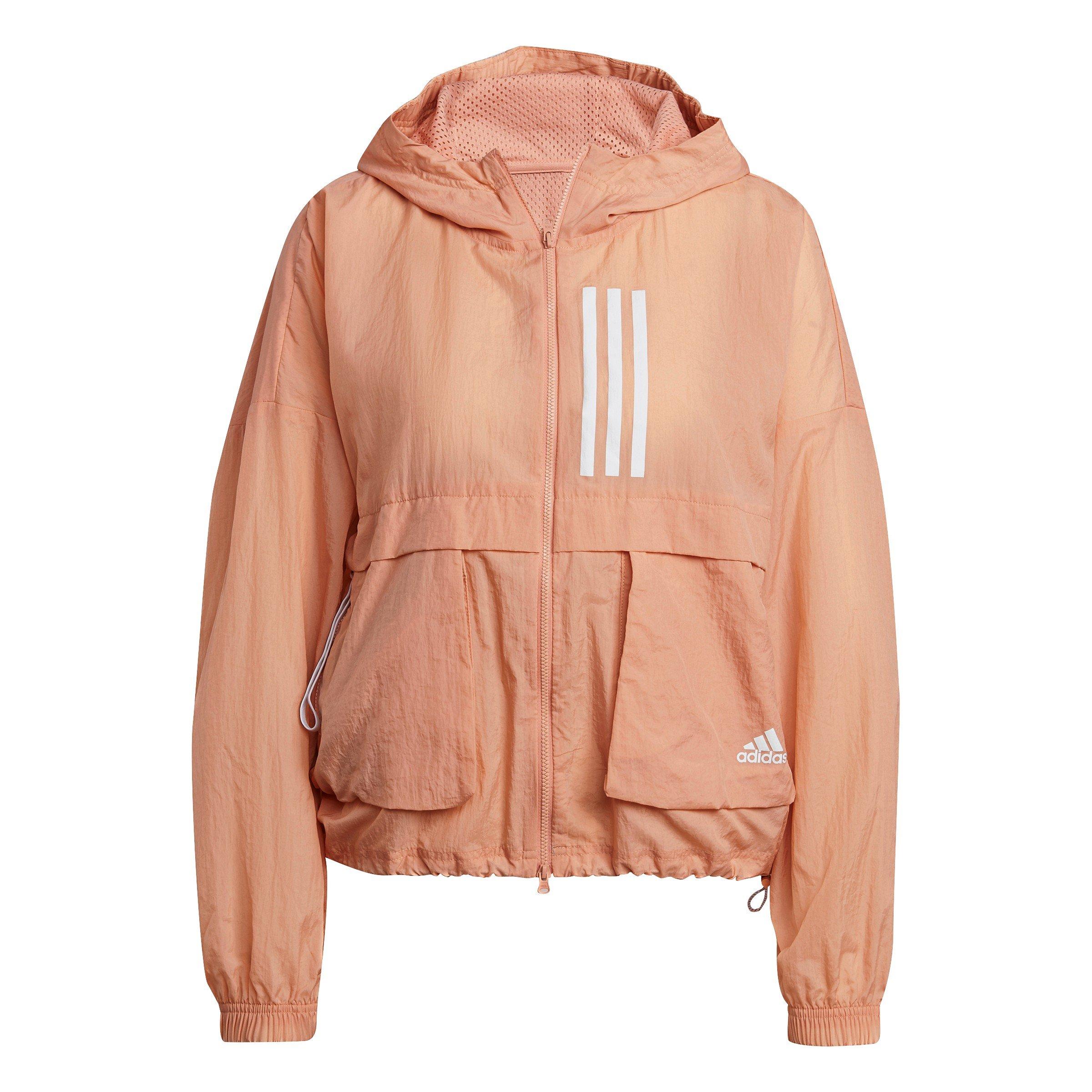Adidas Women's W.n.d Mother Windbreaker - Ambient Blush - 12 (M)