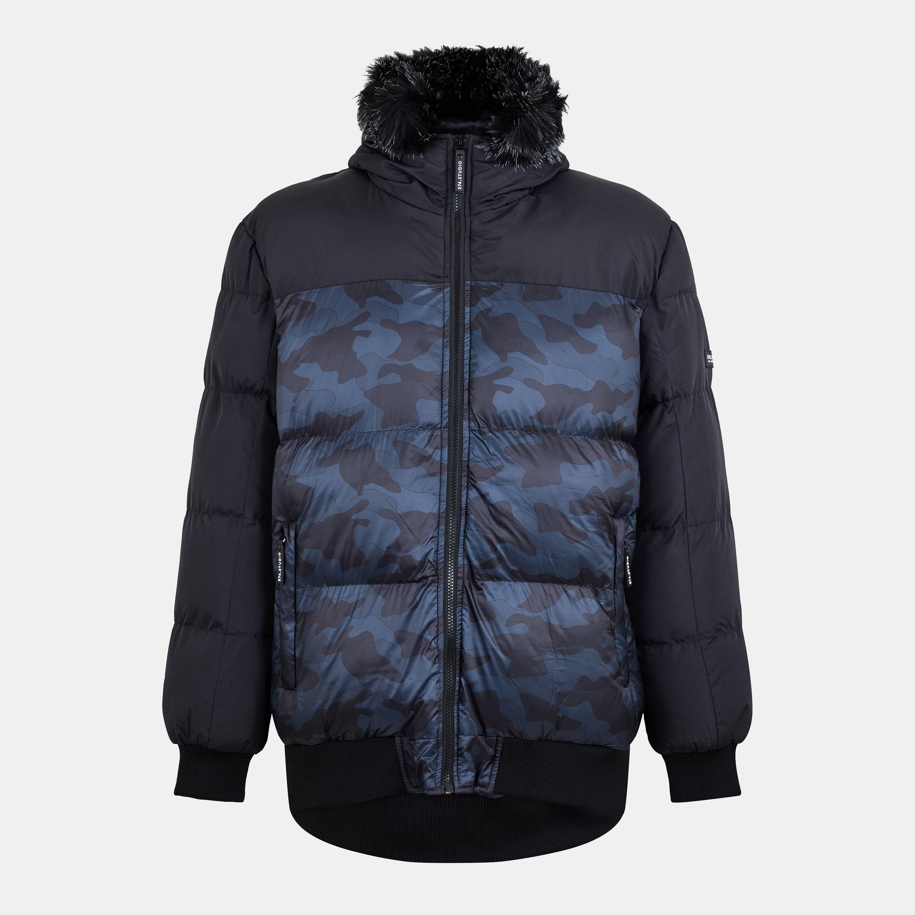 Black - 274 Studio - Men's Black Out Puffer Jacket - 1