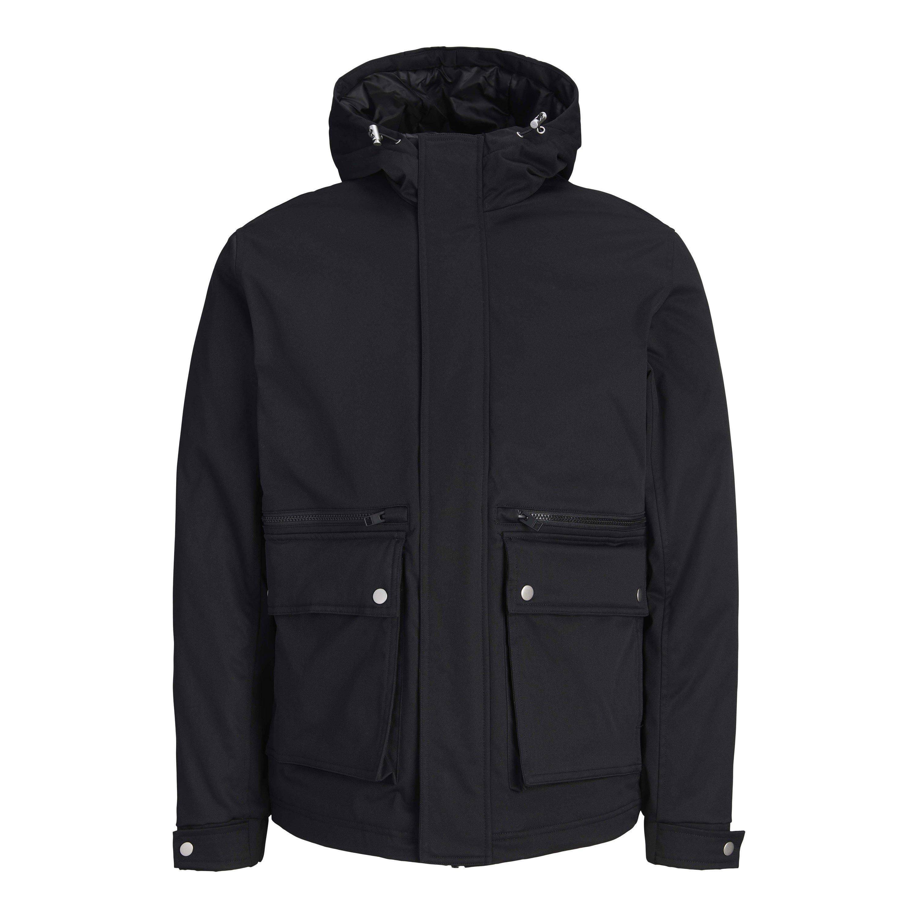 Zwart - Jack and Jones - Jack Wolf Parka Jkt Sn64