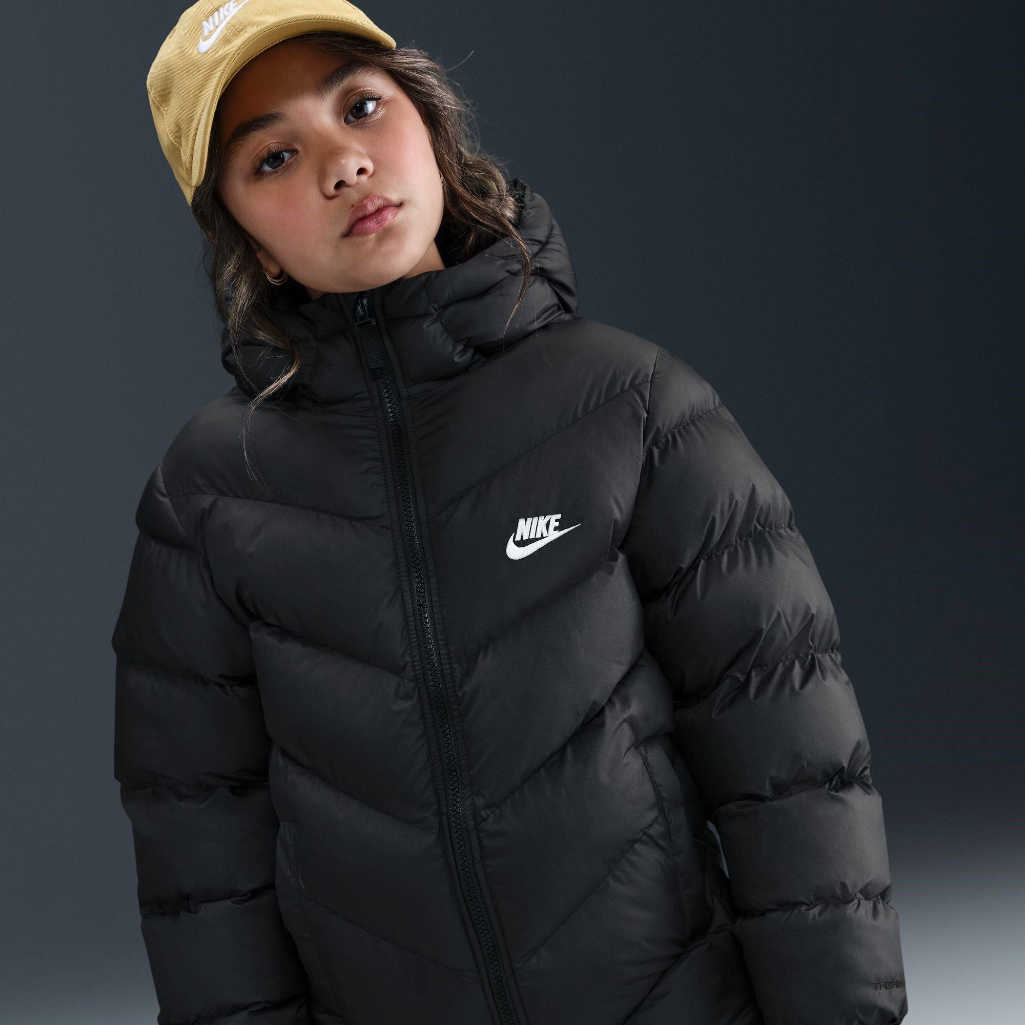 Black/White - Nike - NSW Puffer Mid Jn54 - 12