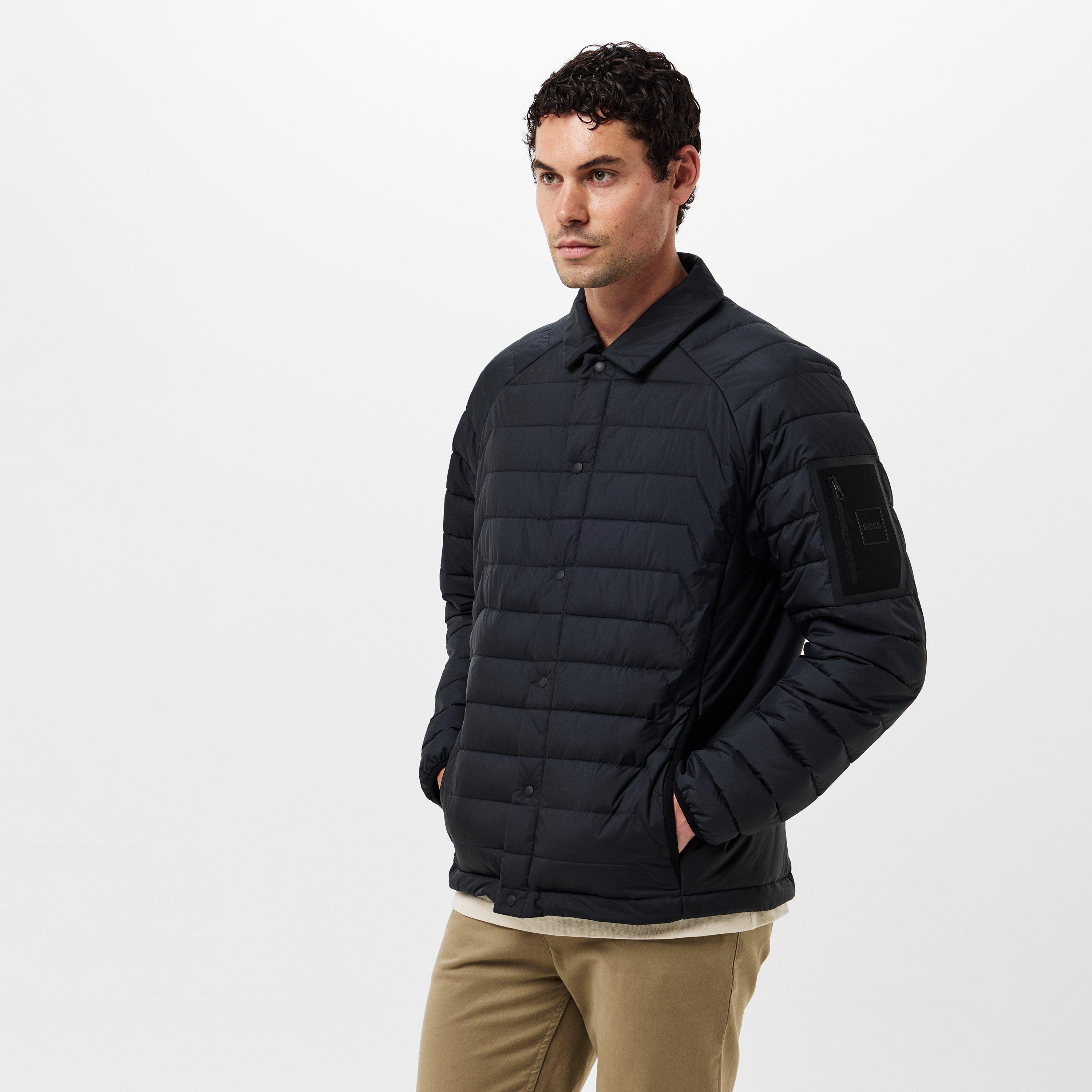 Navy 402 - Boss - Men's Taranis Quilted Medium Puffer Jacket - 3