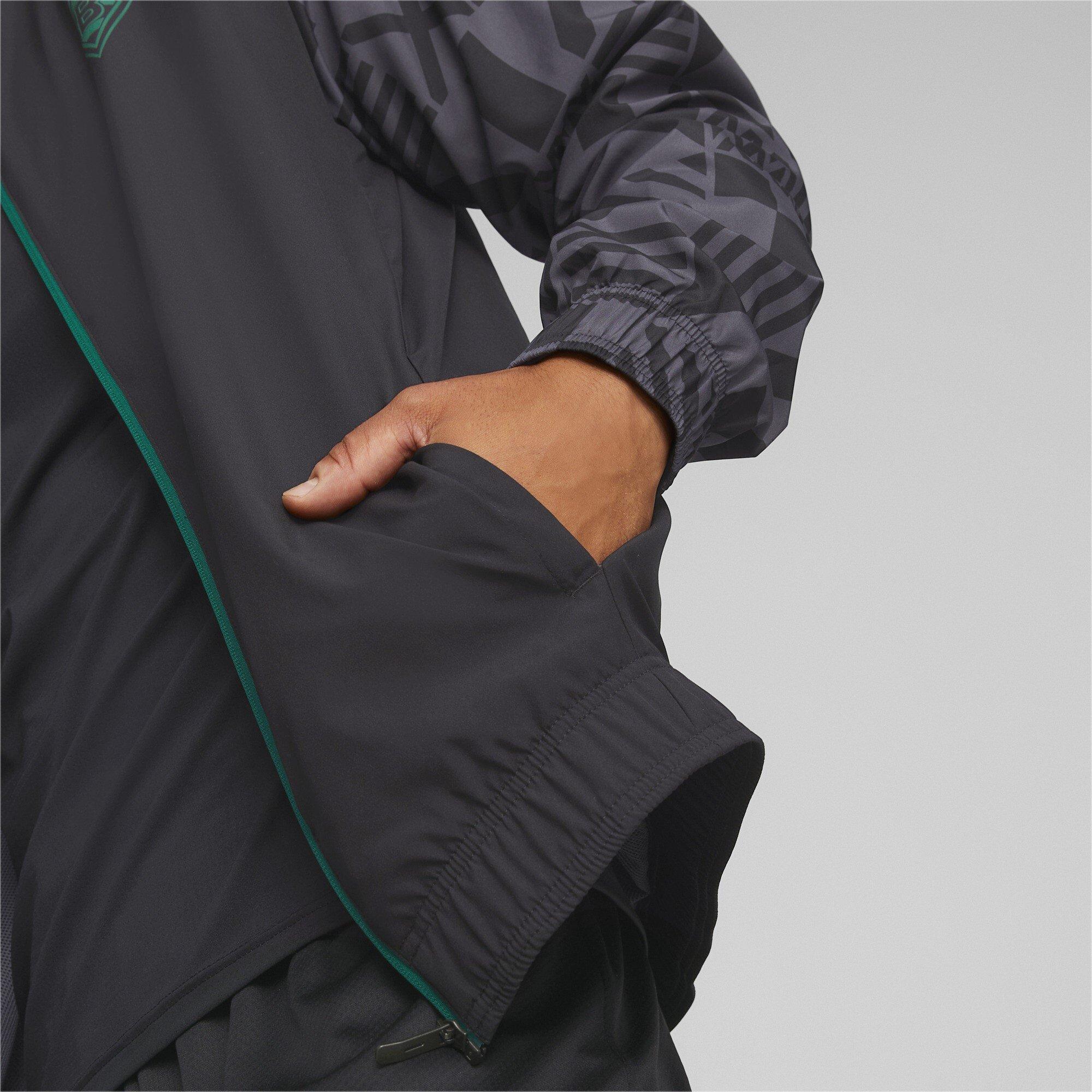 Asfalt - Puma - Men's Prematch Borussia Monchengladbach Waterproof Lightweight Rain Anorak - 3