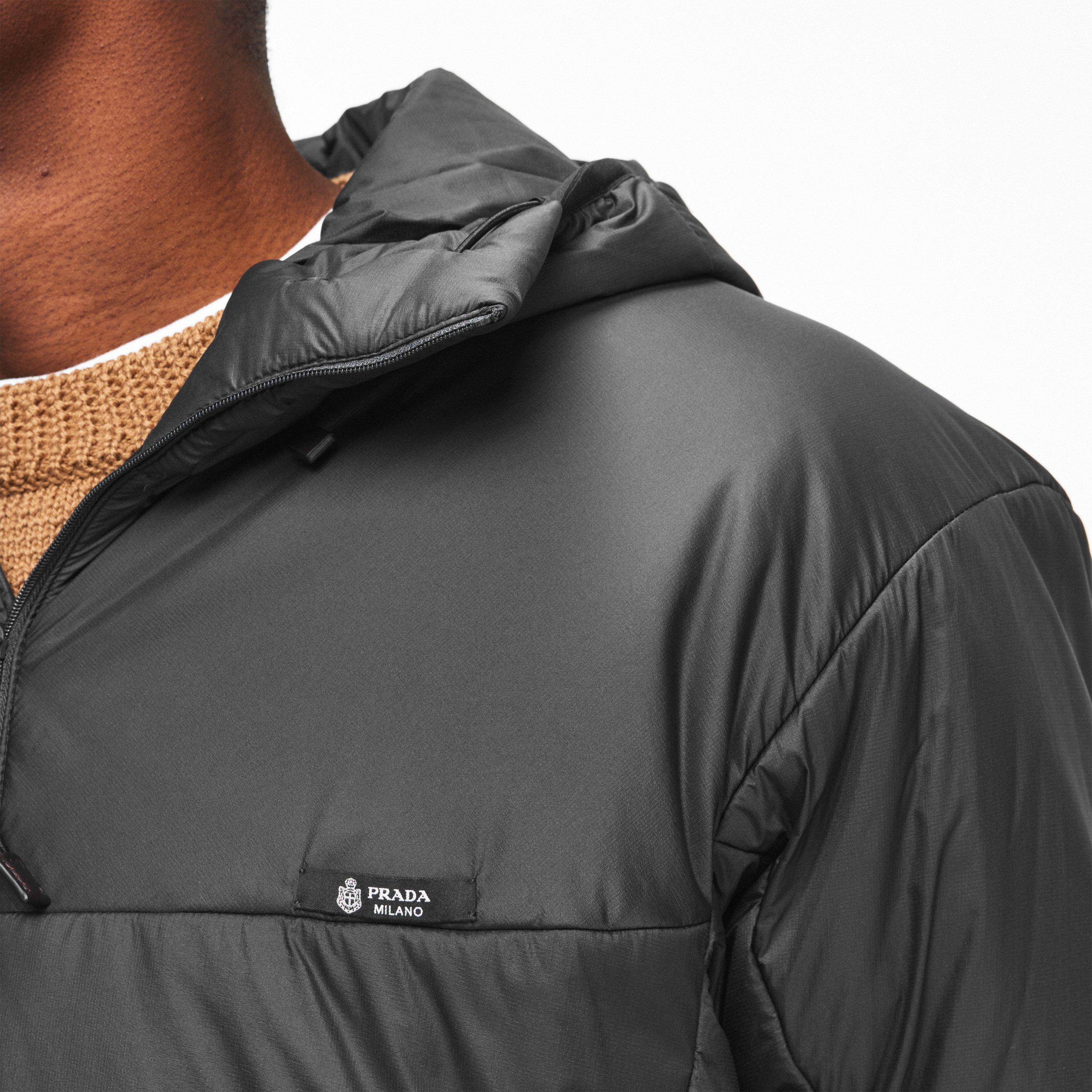 Asfalto - Prada - Men's Hooded Medium Puffer Jacket - 5