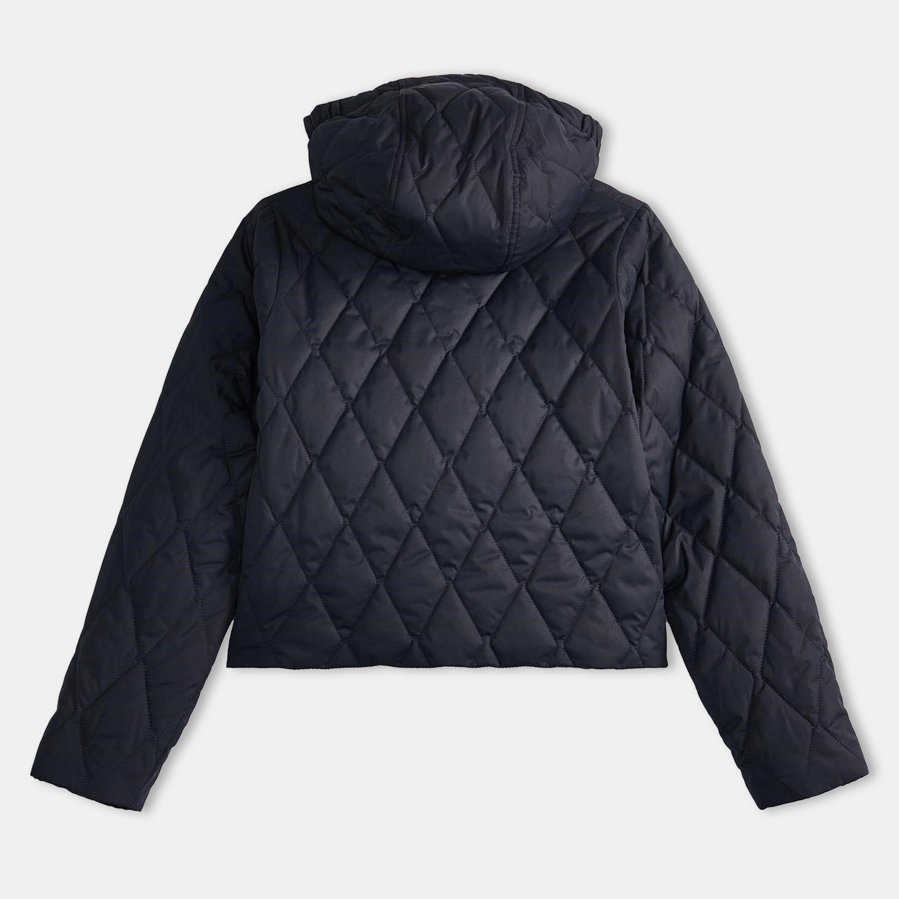 Dark Navy NY71 - Barbour - Kids' Venton Quilted Cropped Short Puffer Jacket - 2