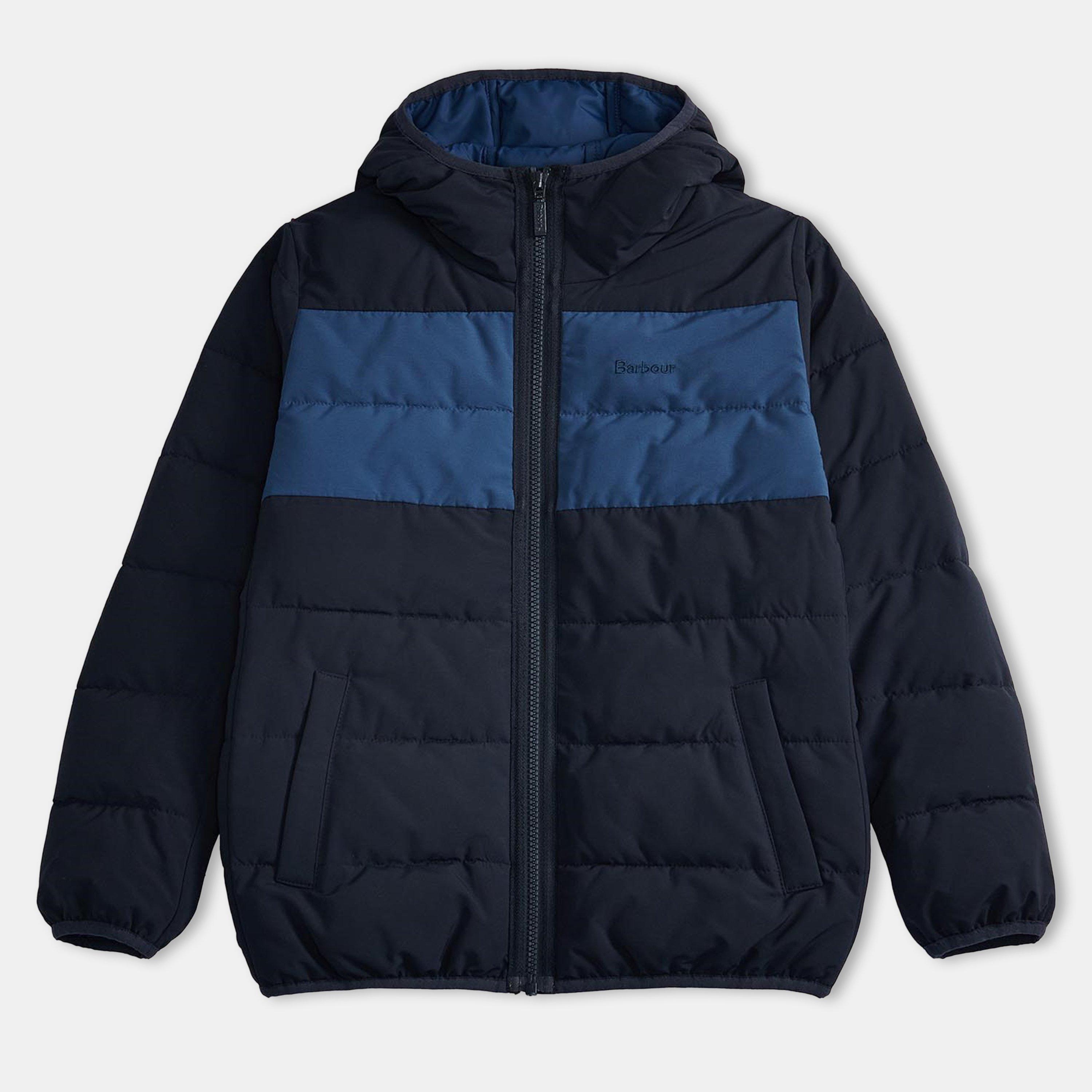 Dark Navy NY71 - Barbour - Kids' Bobby Quilted Short Puffer Jacket - 1