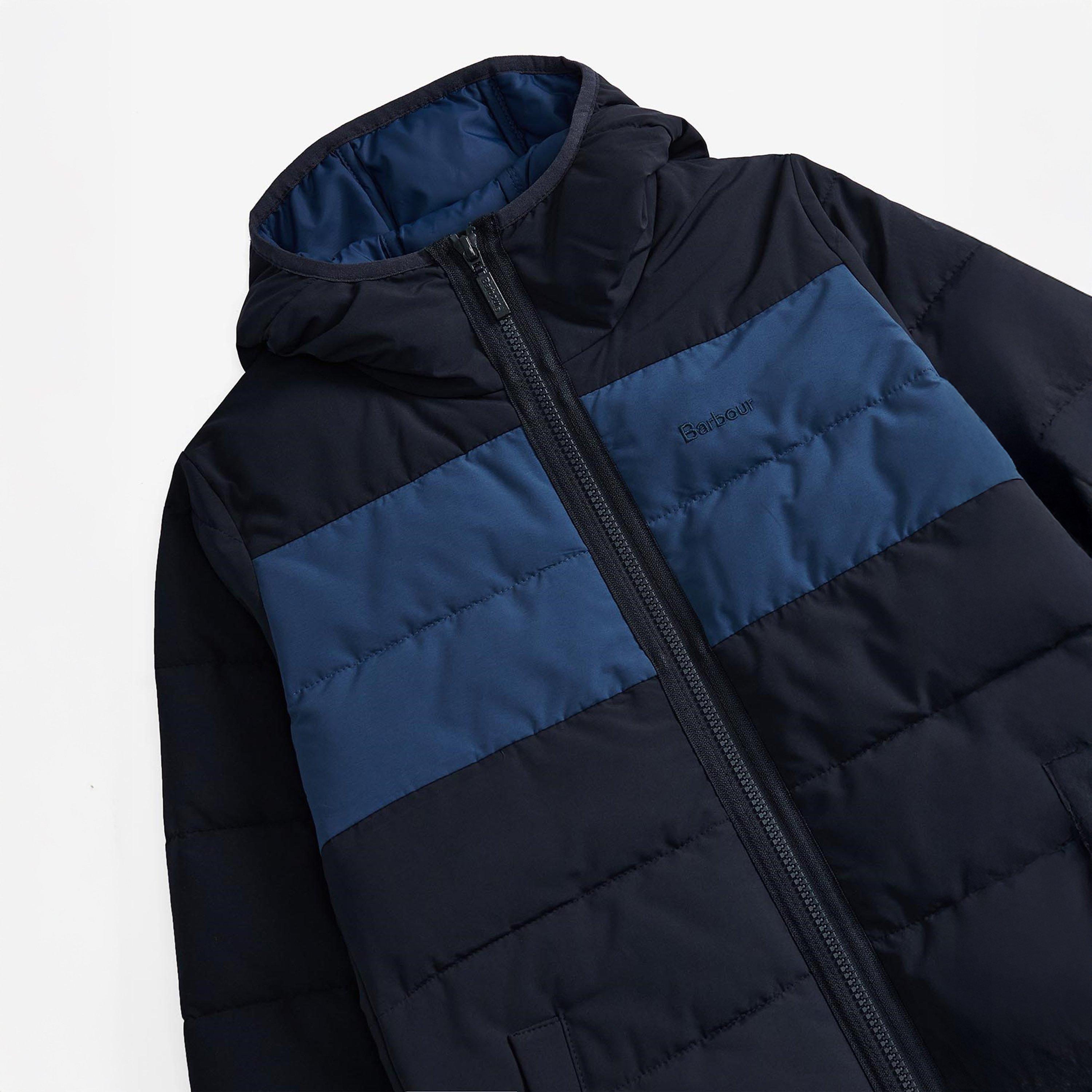 Dark Navy NY71 - Barbour - Kids' Bobby Quilted Short Puffer Jacket - 4