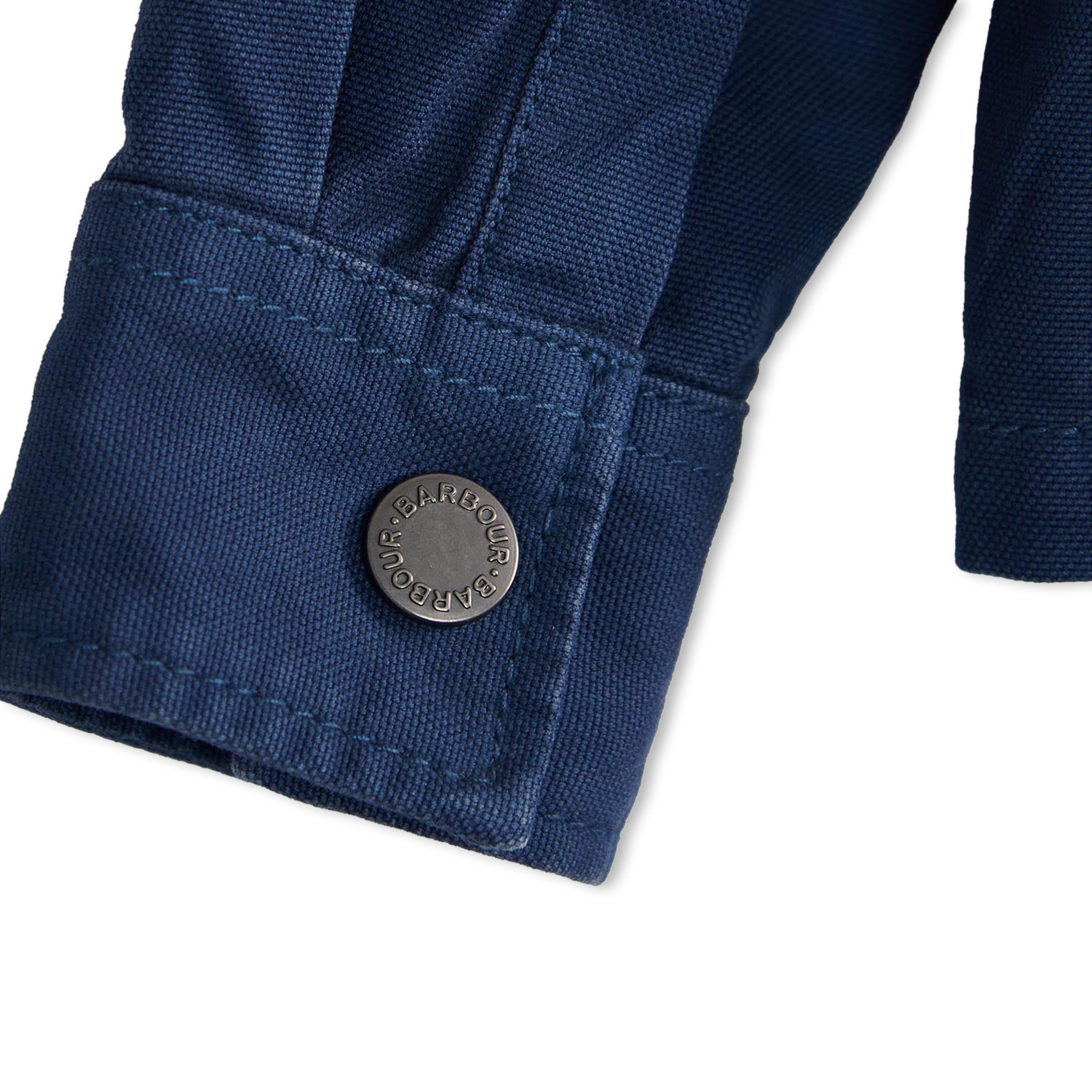 Dk Denim NY38 - Barbour - Kids' Oxtown Zip-Up Overshirt - 3