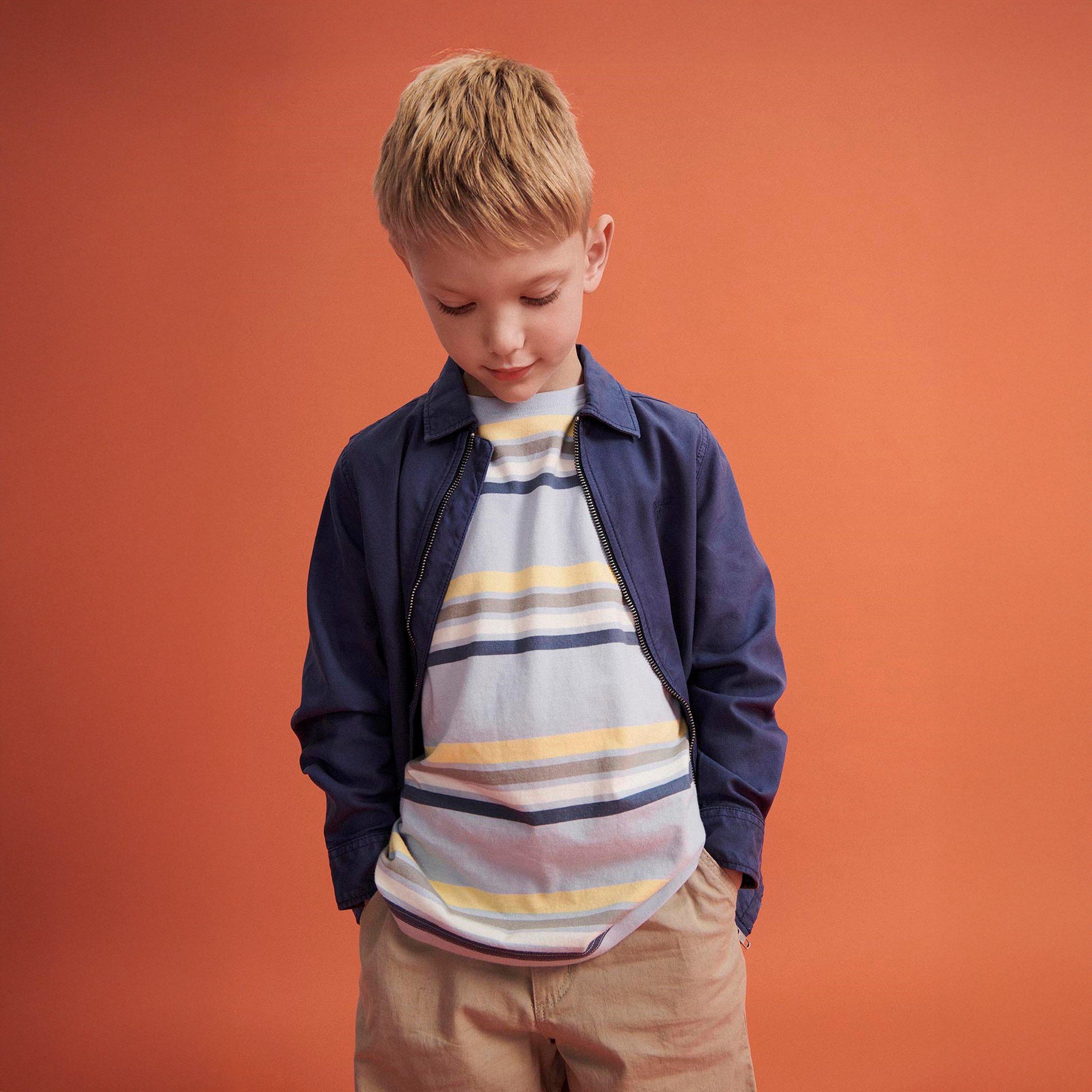 Dk Denim NY38 - Barbour - Kids' Oxtown Zip-Up Overshirt - 6