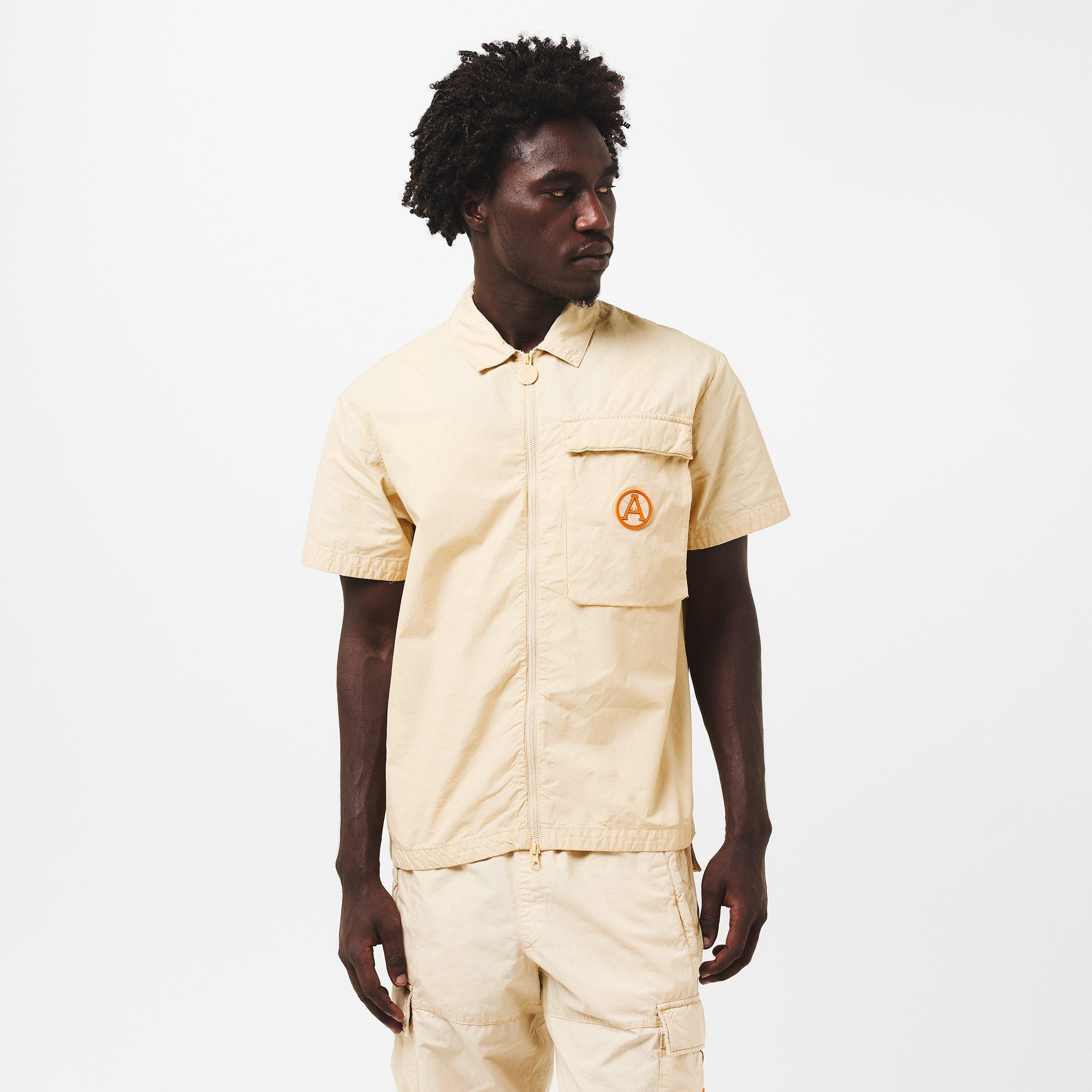 Wash Chalk - Arctic Army - Men's  Urban Style Overshirt - 3