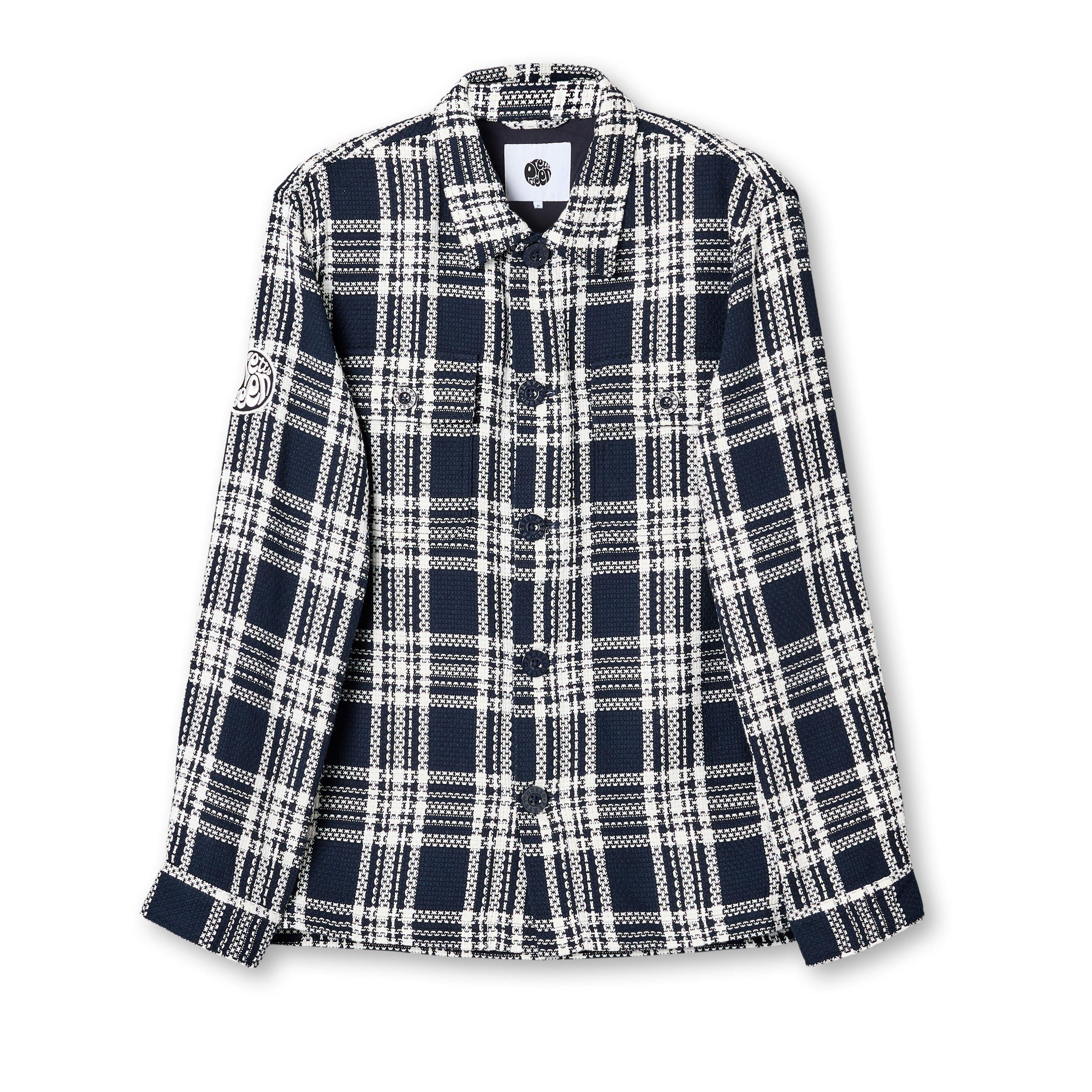 Navy - Pretty Green - Men's Islington Overshirt - 1