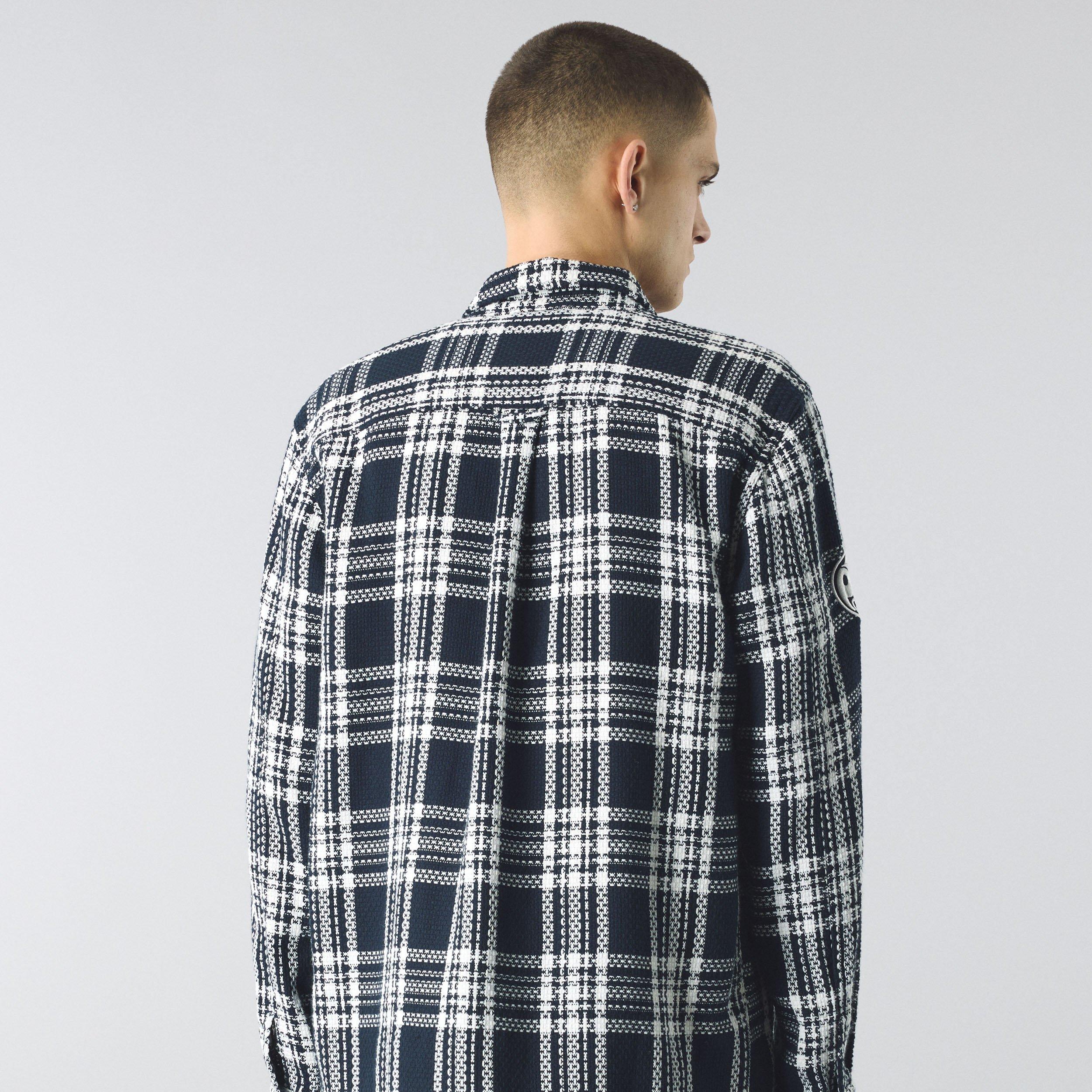 Blu navy - Pretty Green - Men's Islington Overshirt - 3