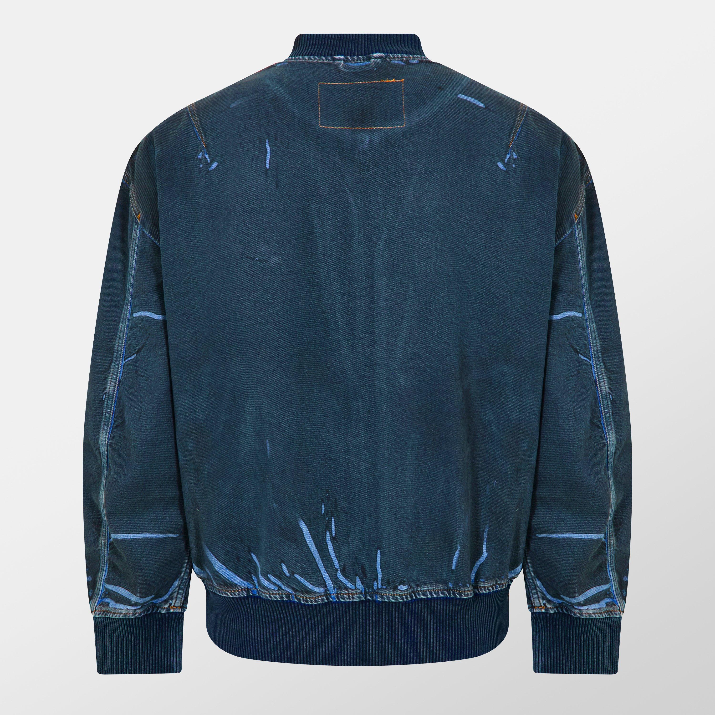 Blue Denim - Diesel - Men's Vinz Tailored Fit Denim Jacket - 2