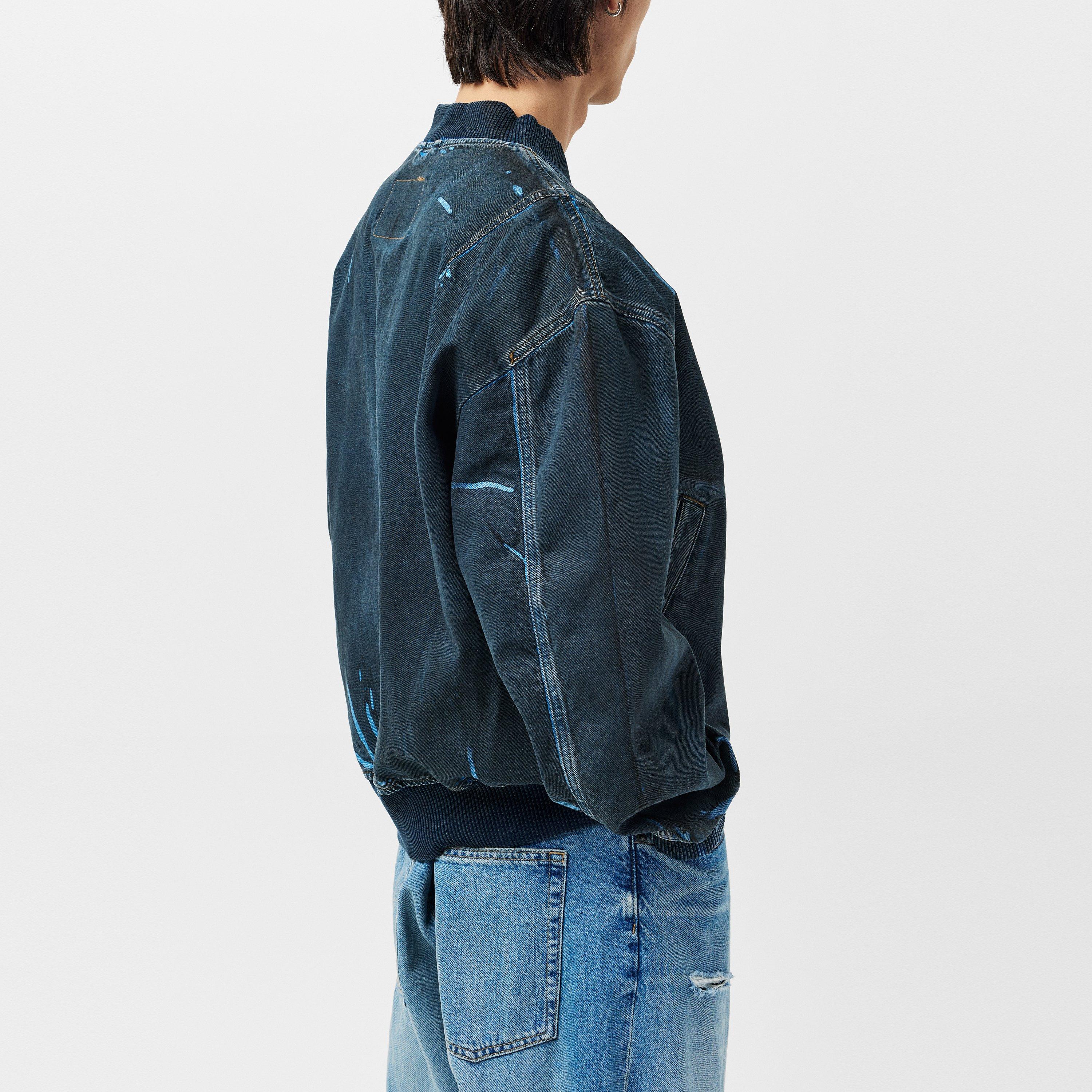 Blue Denim - Diesel - Men's Vinz Tailored Fit Denim Jacket - 4