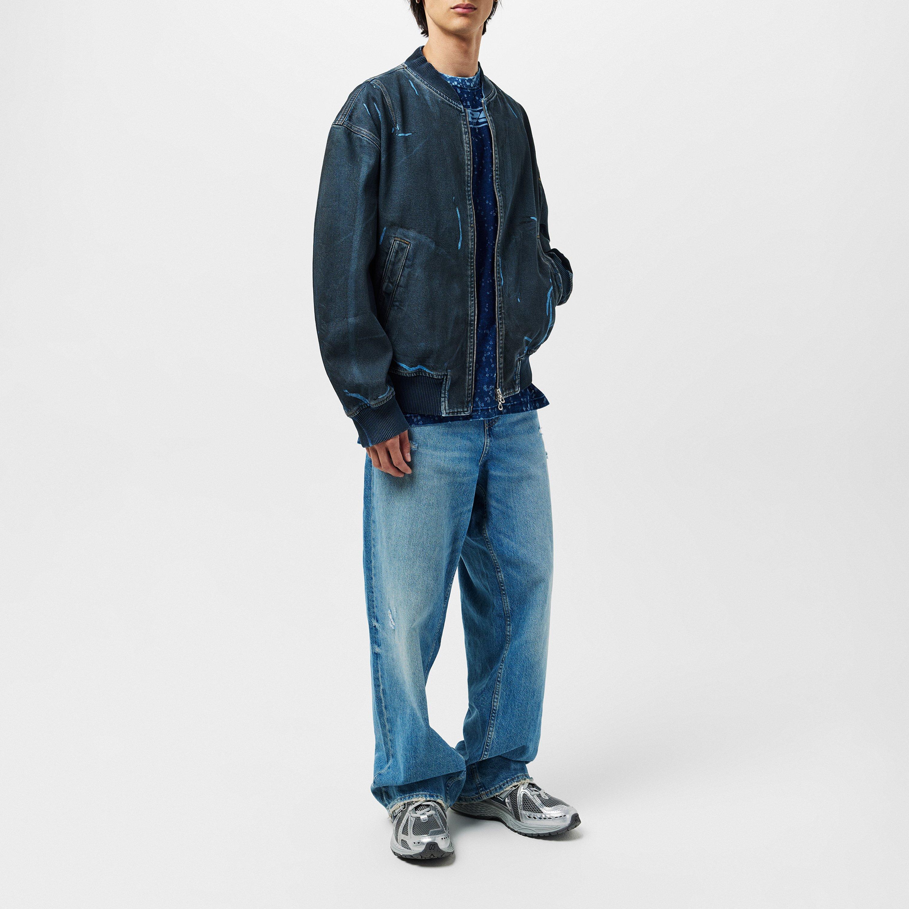 Blue Denim - Diesel - Men's Vinz Tailored Fit Denim Jacket - 6