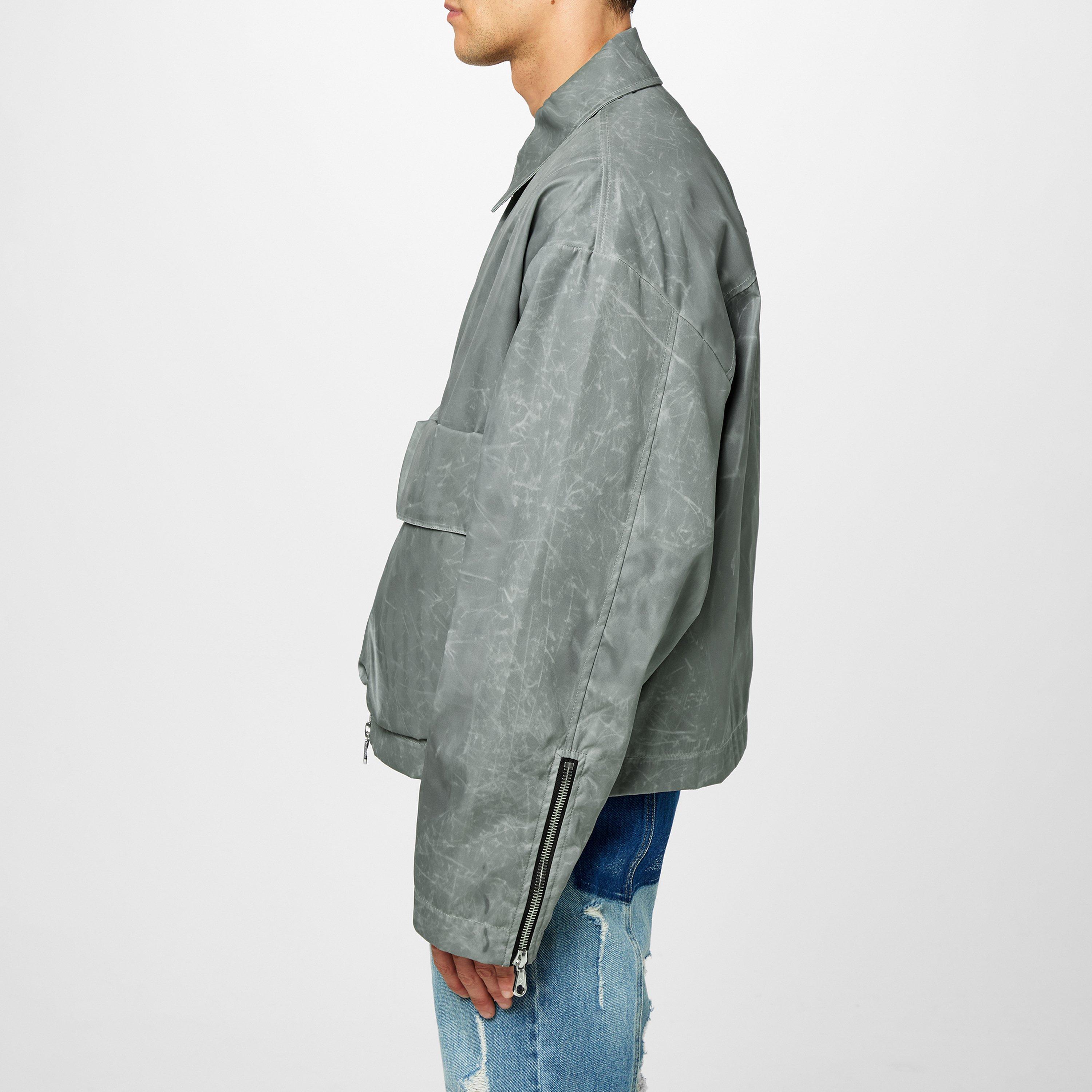 Charcoal - Cole Buxton - Men's Combat Coach Long Sleeve Overshirt - 2