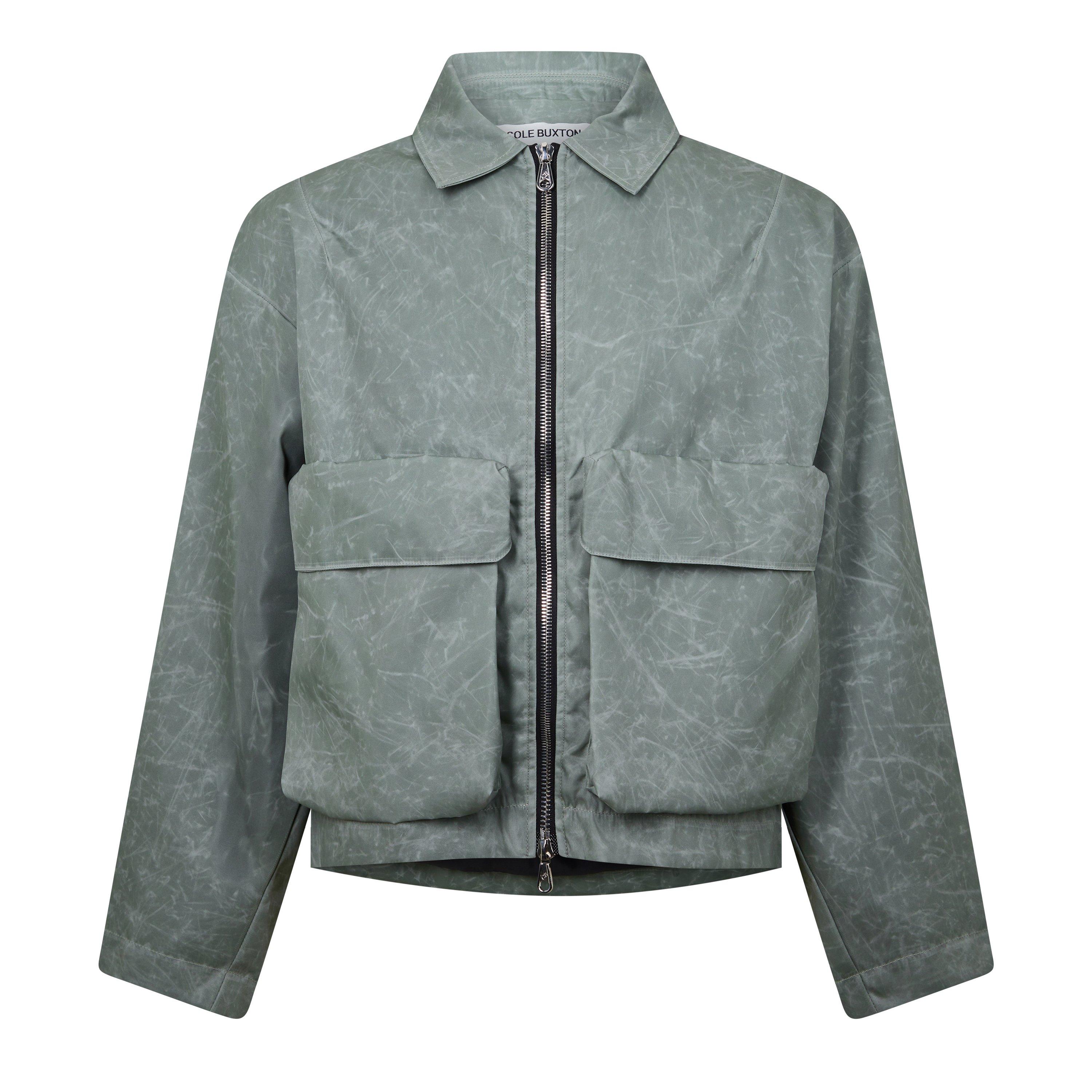 Charcoal - Cole Buxton - Men's Combat Coach Long Sleeve Overshirt - 5